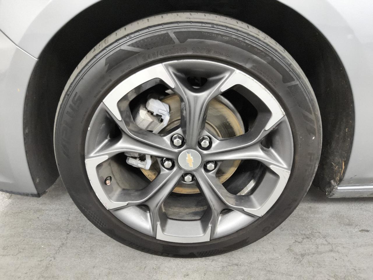 2023 Chevrolet Malibu Lt Серый vin: 1G1ZD5ST7PF214421 Damage: Left Front Wheel, Curb Rash, > 12 Inches