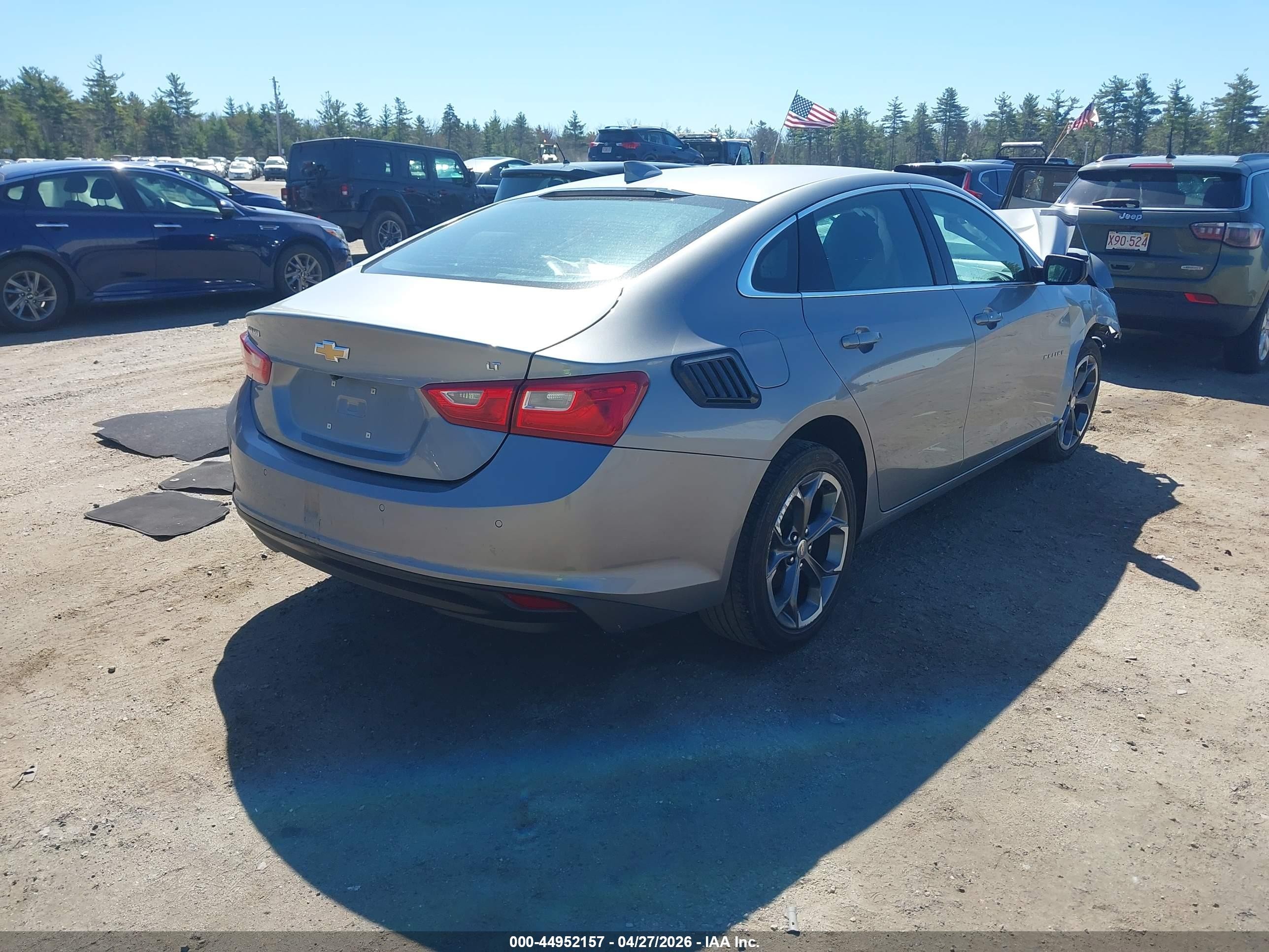 2024 Chevrolet Malibu Fwd 1lt Серебряный vin: 1G1ZD5ST7RF125080