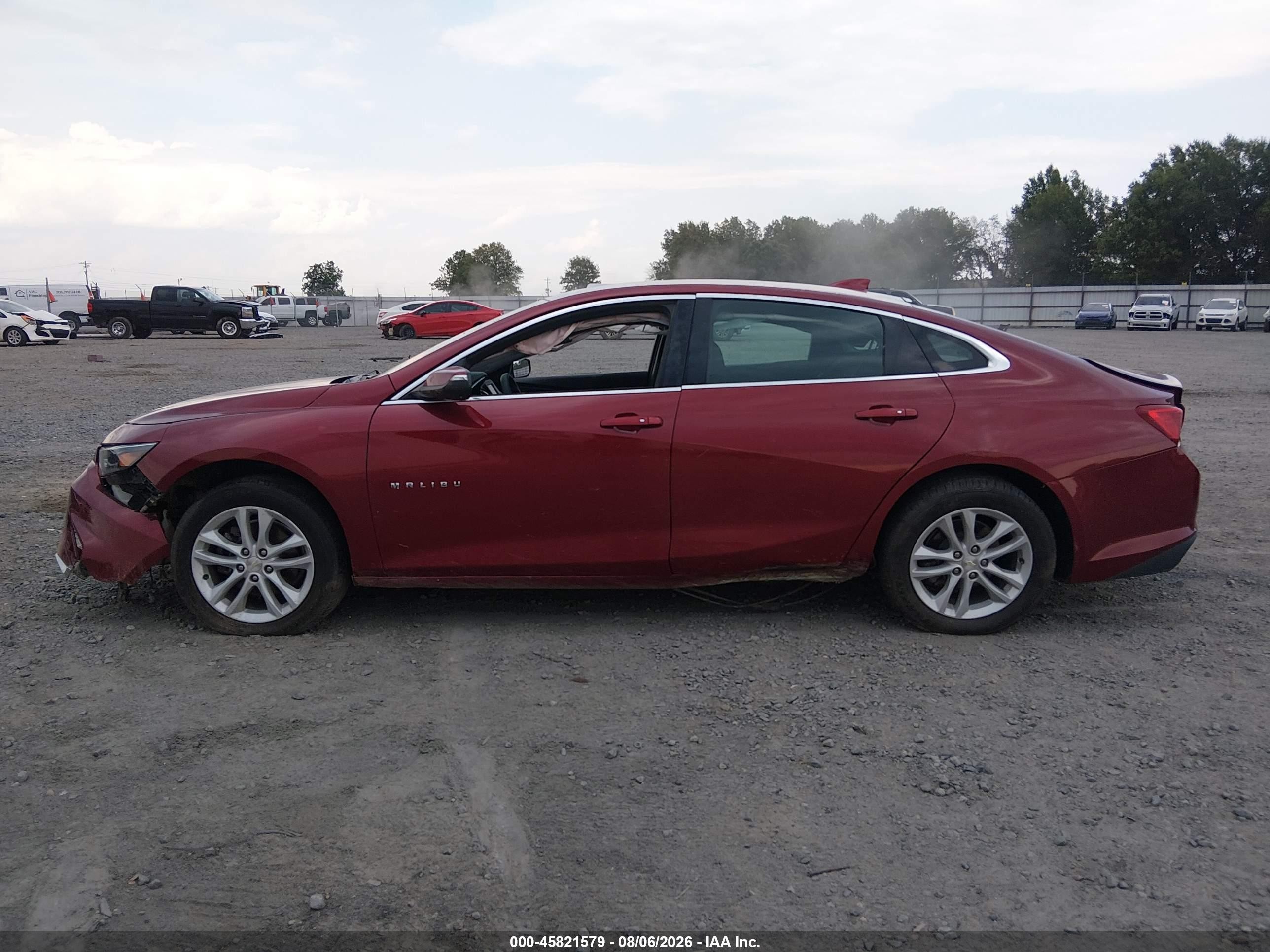 2018 Chevrolet Malibu Lt Maroon vin: 1G1ZD5ST8JF213107