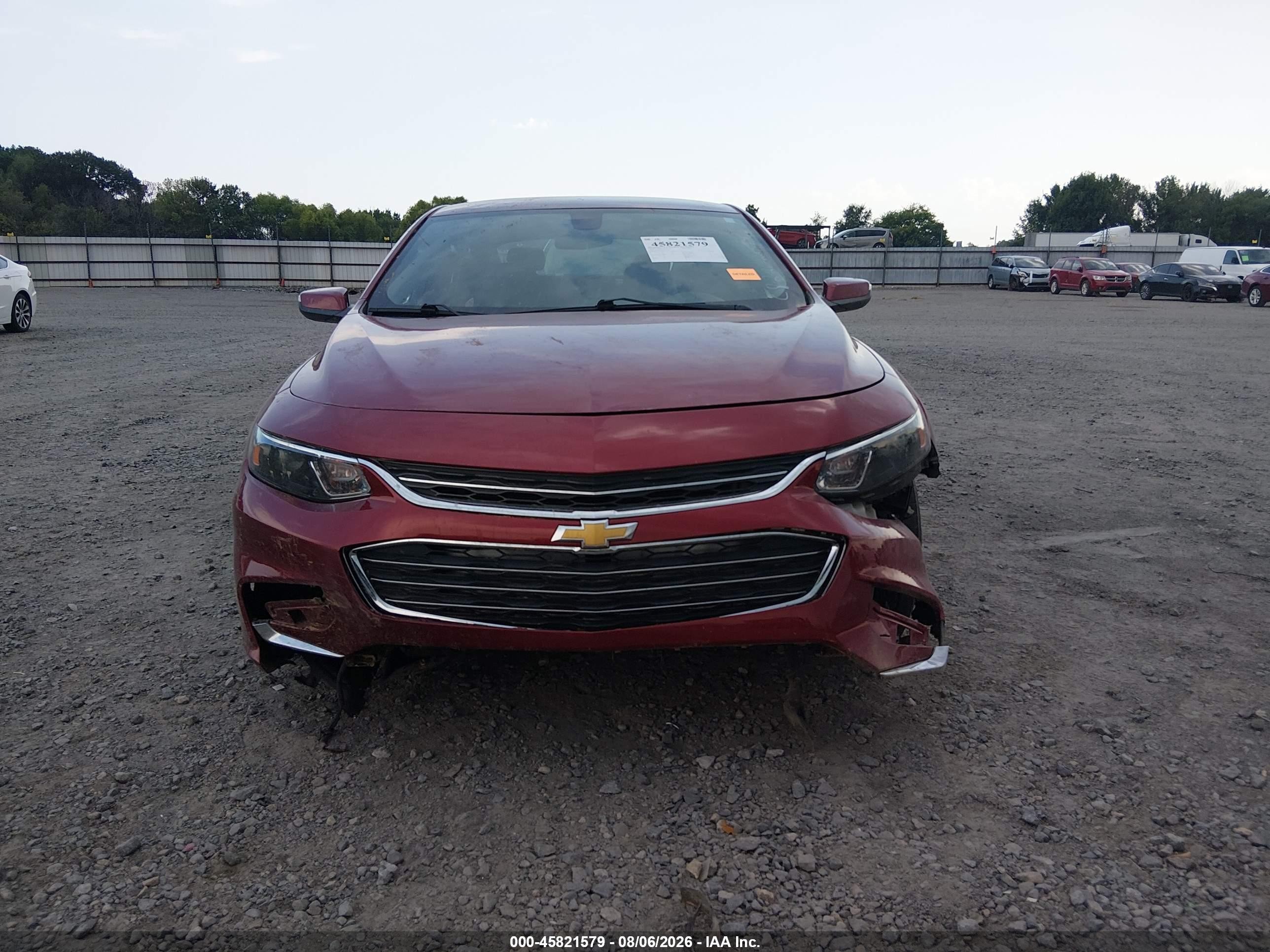 2018 Chevrolet Malibu Lt Maroon vin: 1G1ZD5ST8JF213107