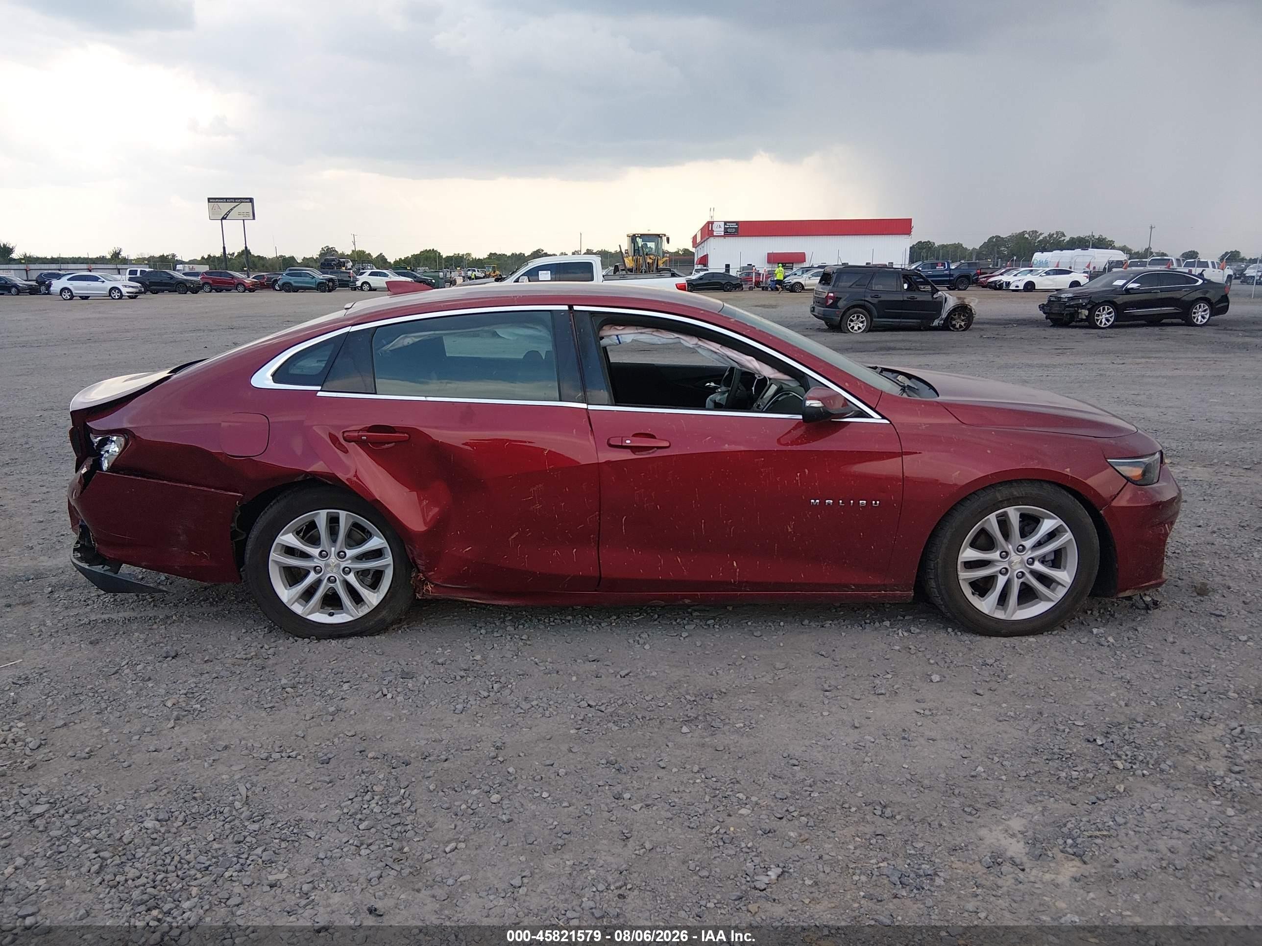 2018 Chevrolet Malibu Lt Maroon vin: 1G1ZD5ST8JF213107