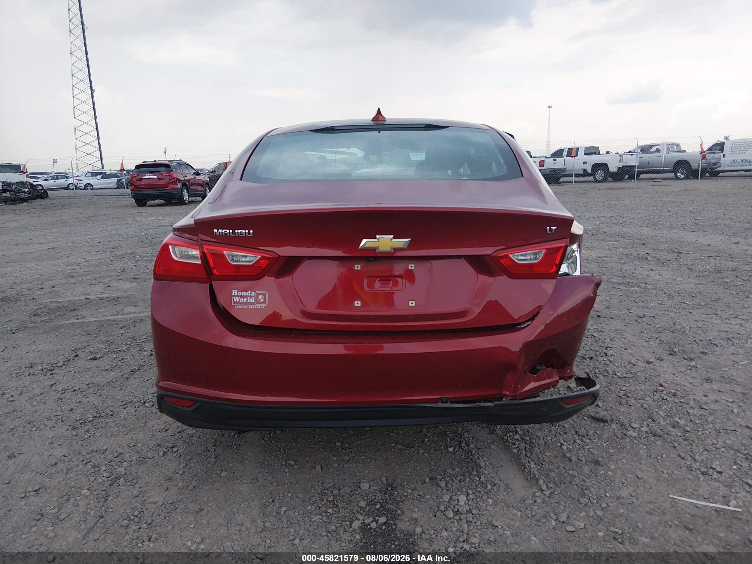 2018 Chevrolet Malibu Lt Maroon vin: 1G1ZD5ST8JF213107