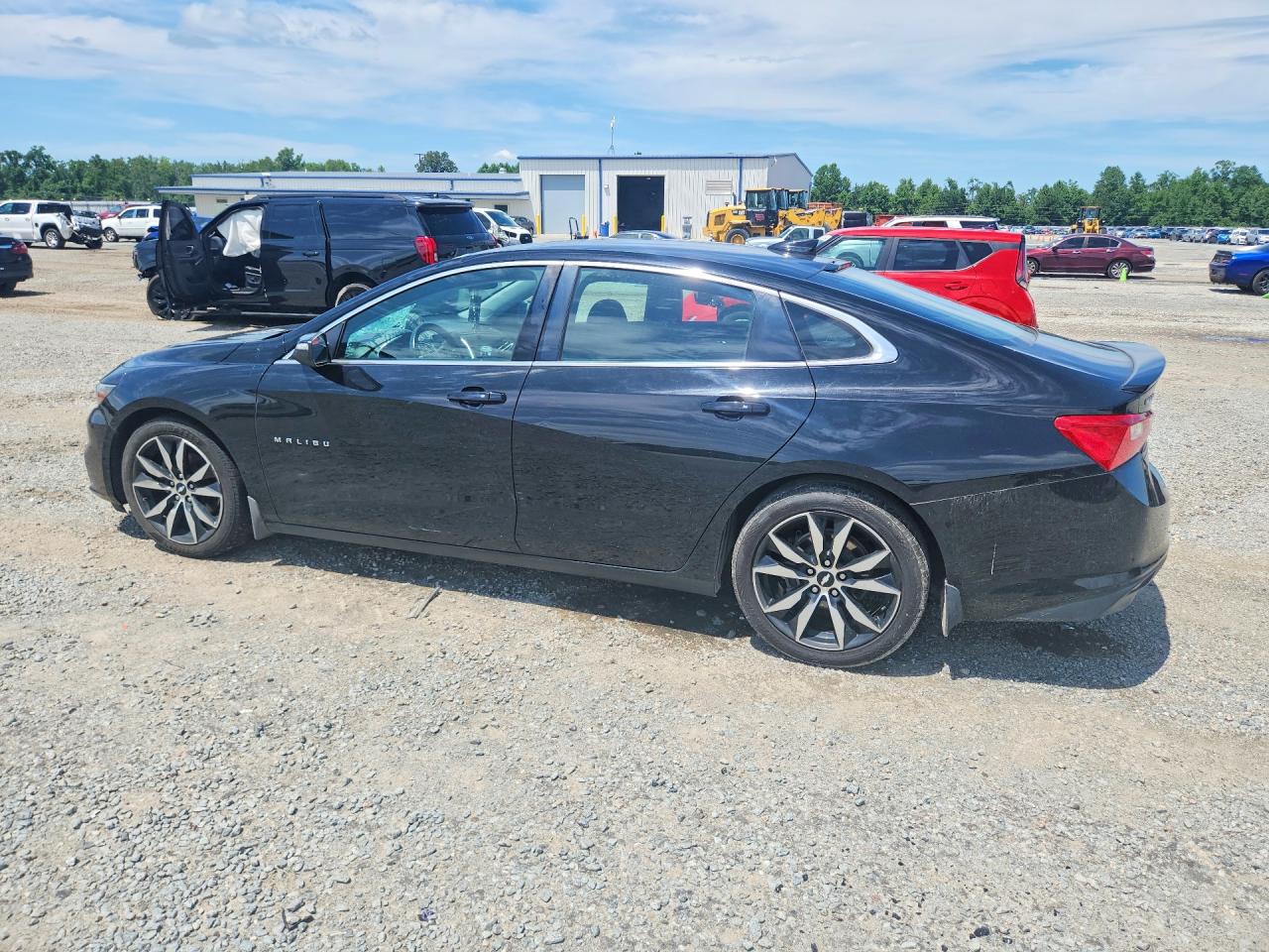 2018 Chevrolet Malibu Lt Черный vin: 1G1ZD5ST8JF216119