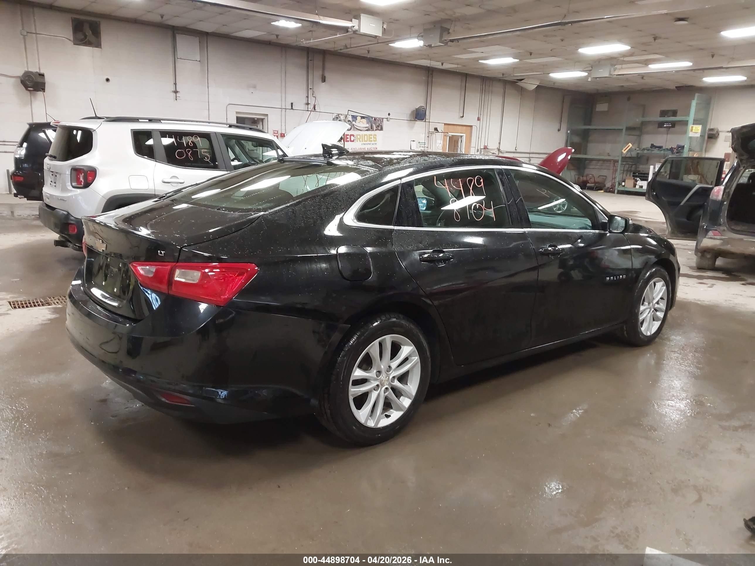 2018 Chevrolet Malibu Lt Black vin: 1G1ZD5ST8JF220543