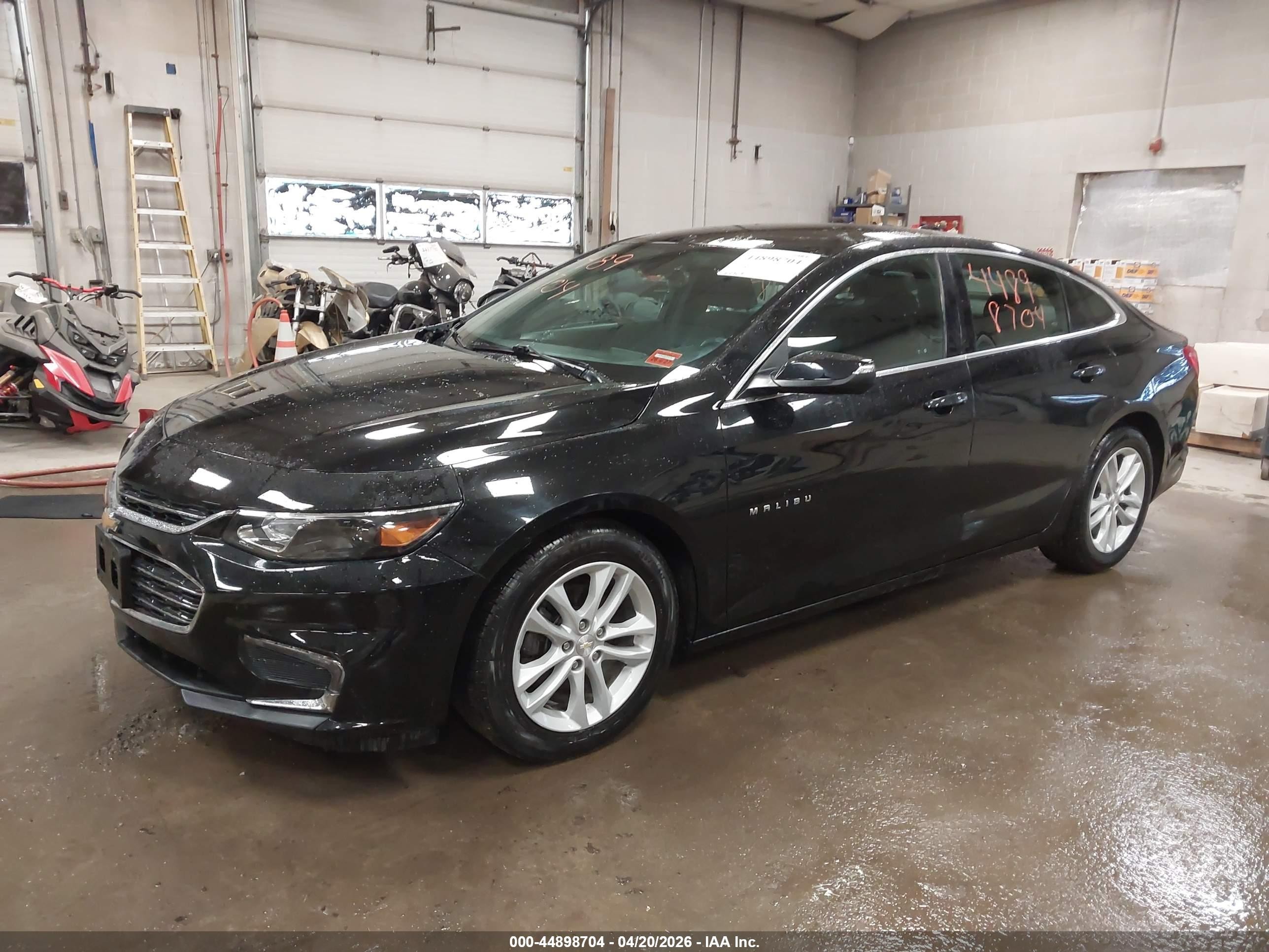 2018 Chevrolet Malibu Lt Black vin: 1G1ZD5ST8JF220543