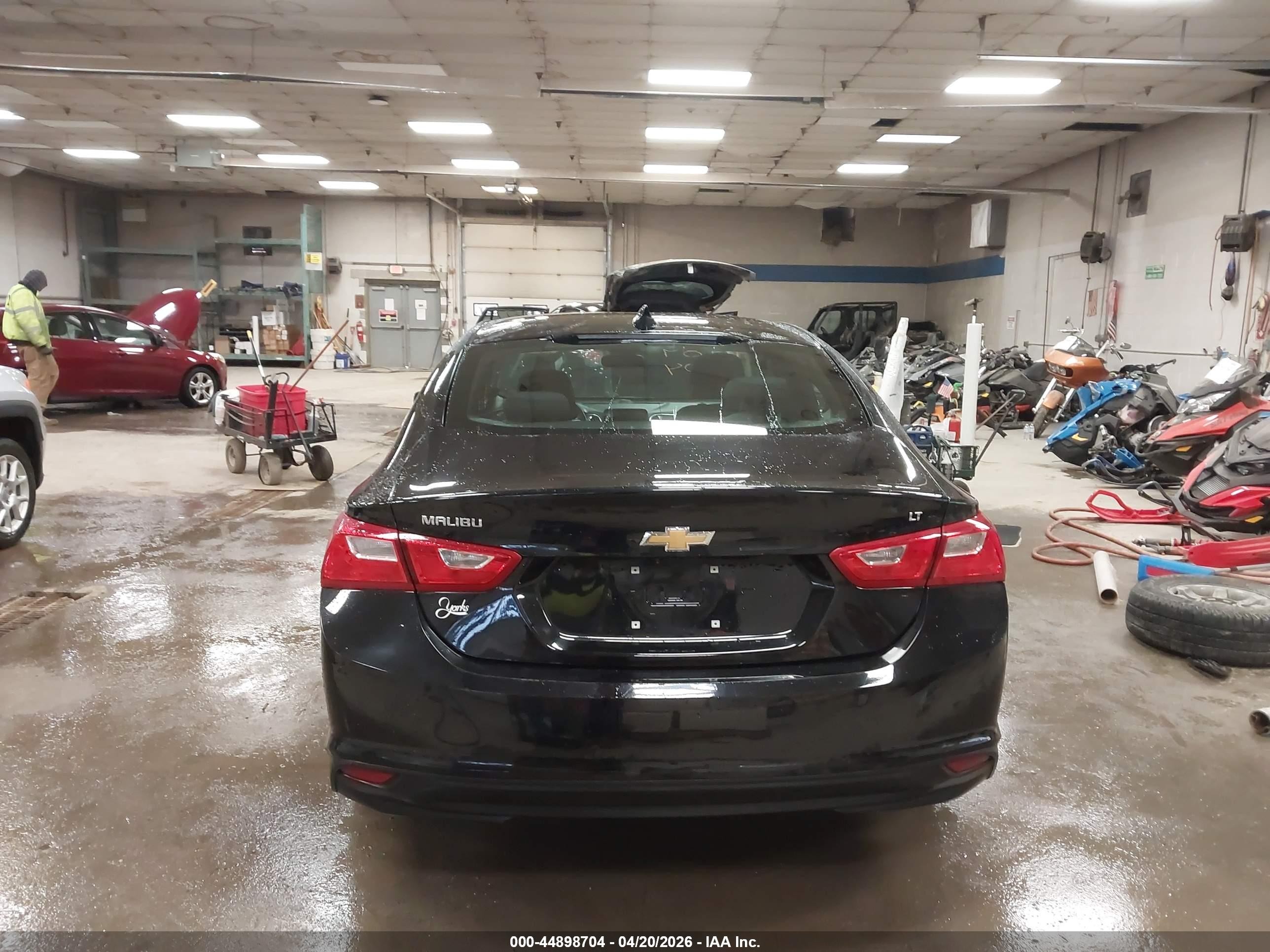 2018 Chevrolet Malibu Lt Black vin: 1G1ZD5ST8JF220543