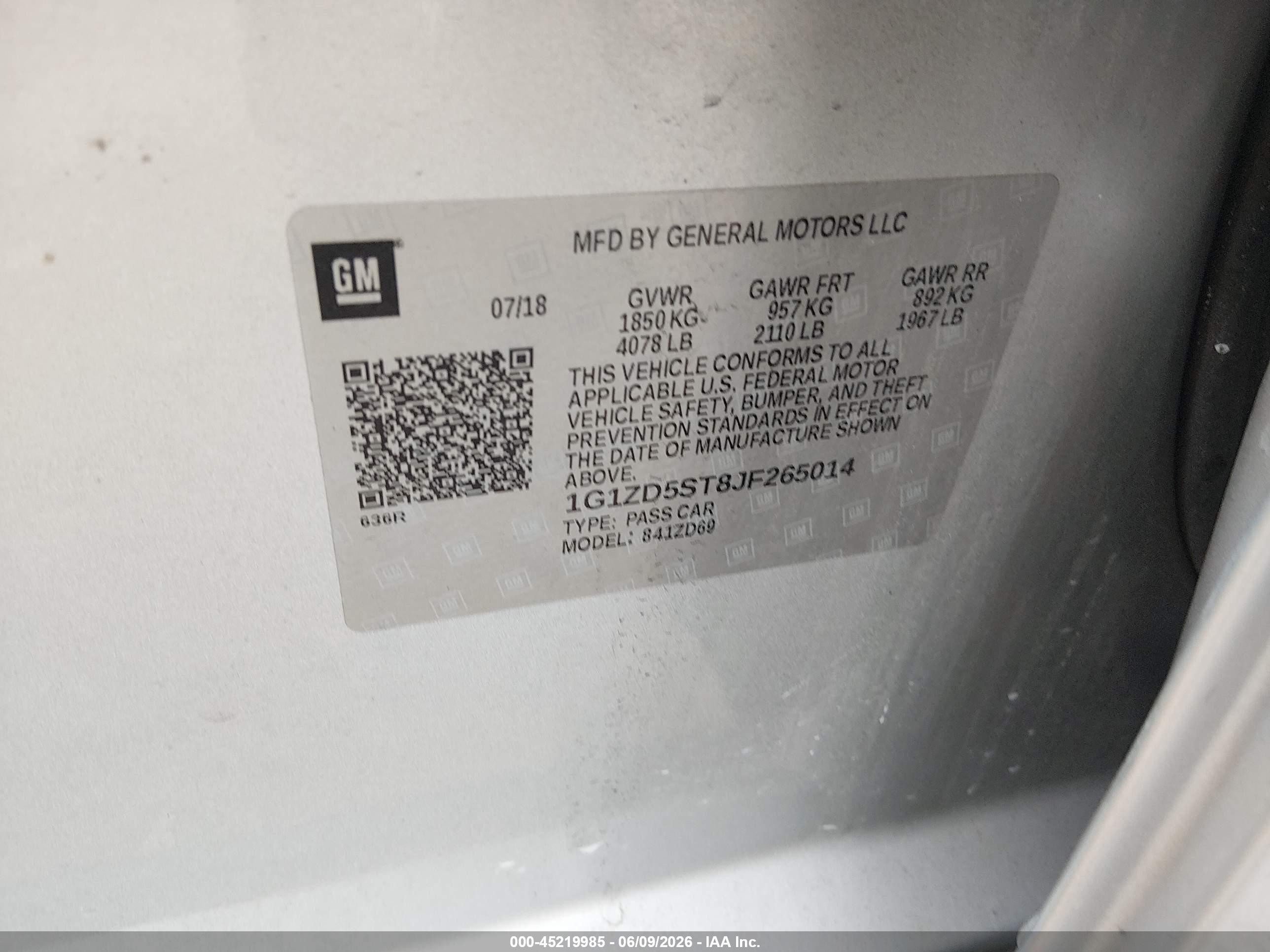 2018 Chevrolet Malibu Lt Silver vin: 1G1ZD5ST8JF265014