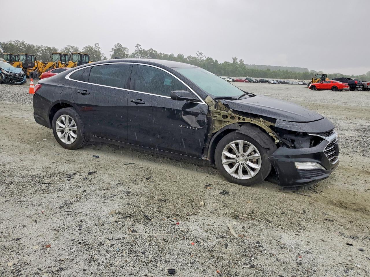2020 Chevrolet Malibu Lt Черный vin: 1G1ZD5ST8LF020099