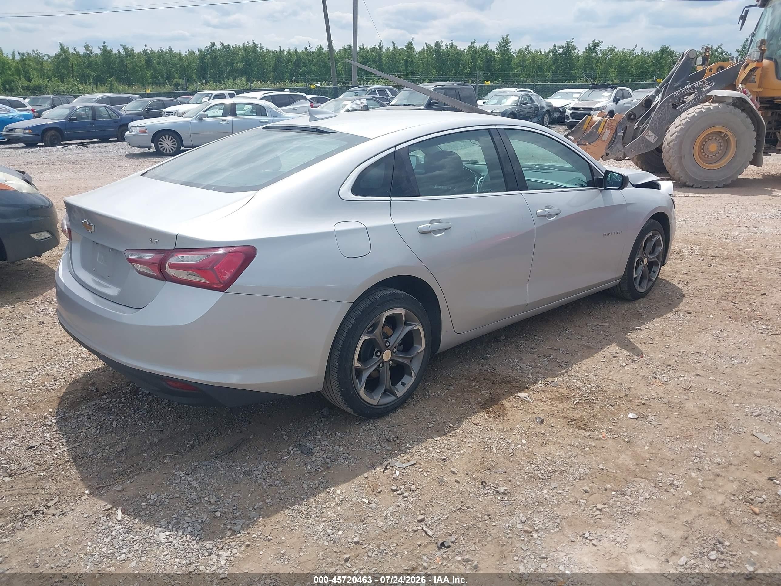 2020 Chevrolet Malibu Fwd Lt Silver vin: 1G1ZD5ST8LF125693