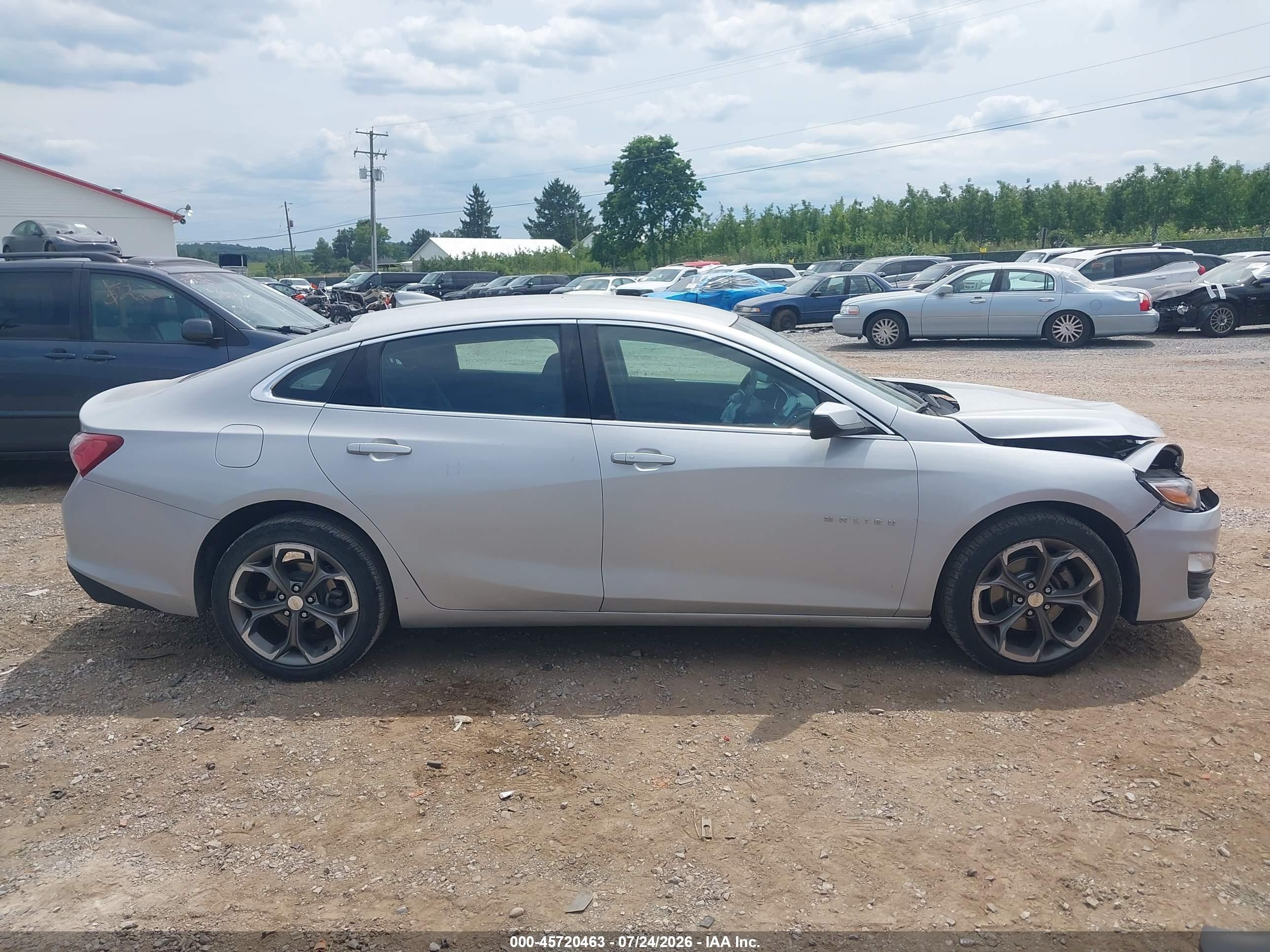 2020 Chevrolet Malibu Fwd Lt Silver vin: 1G1ZD5ST8LF125693
