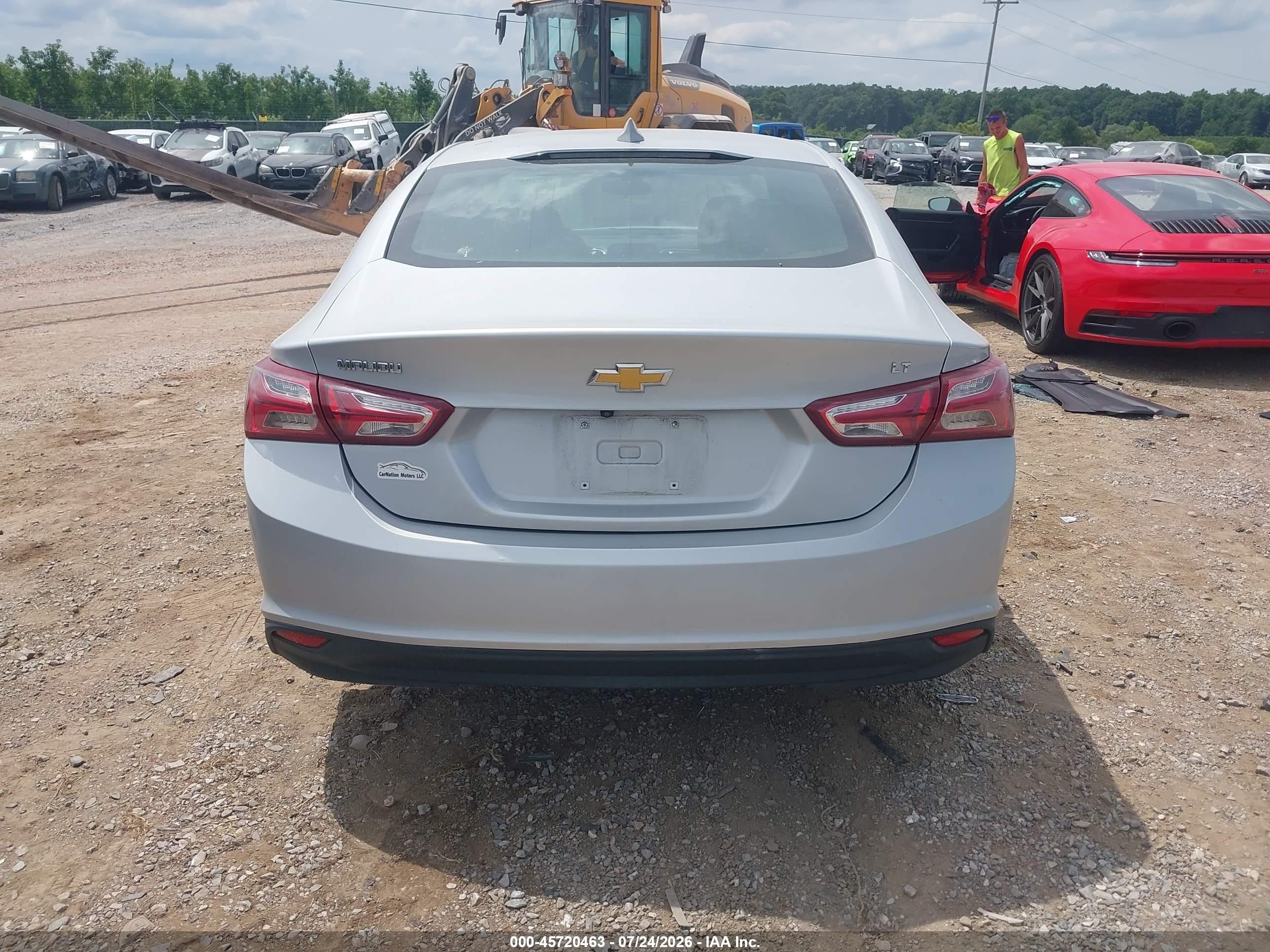 2020 Chevrolet Malibu Fwd Lt Silver vin: 1G1ZD5ST8LF125693