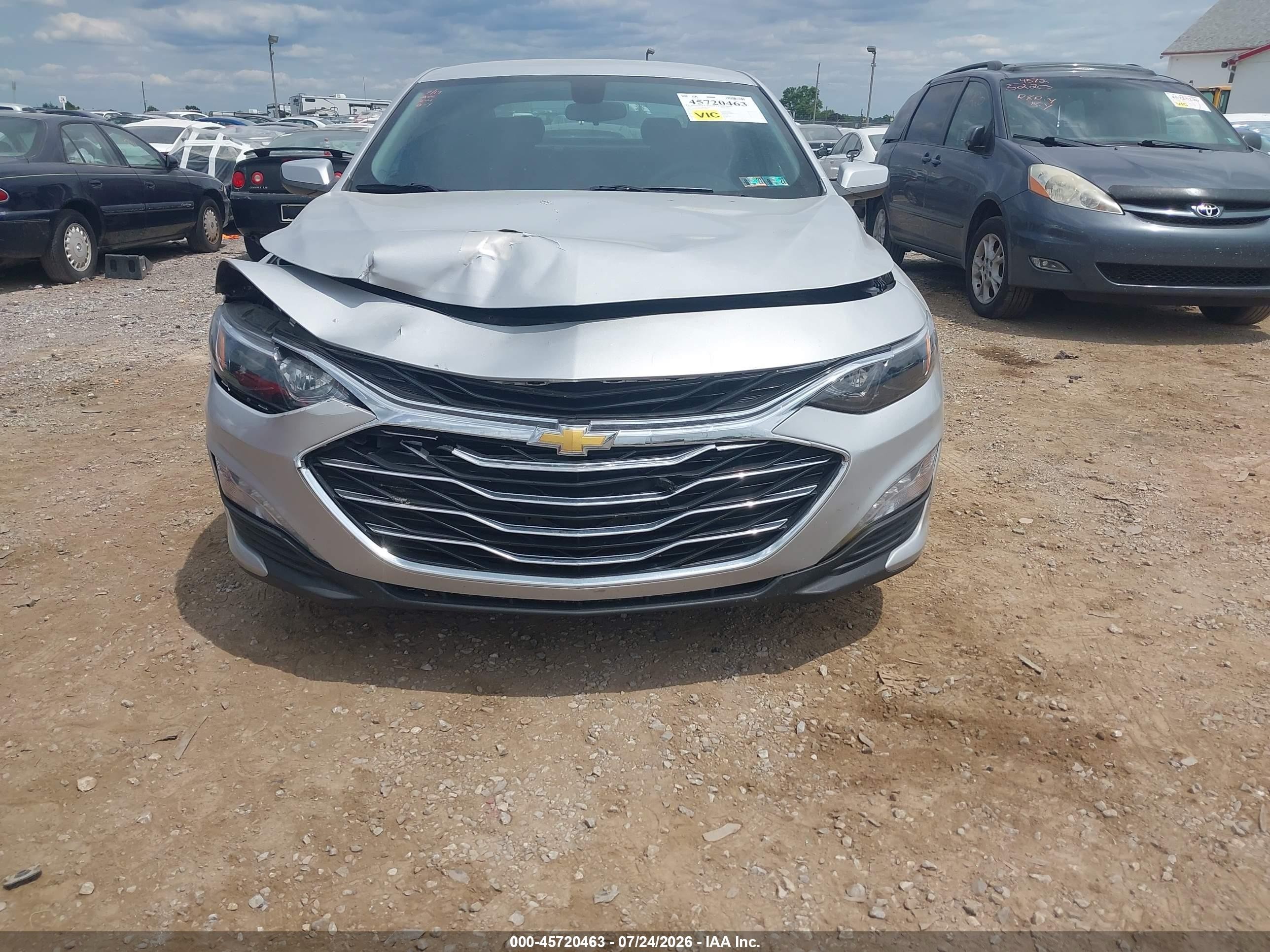 2020 Chevrolet Malibu Fwd Lt Silver vin: 1G1ZD5ST8LF125693