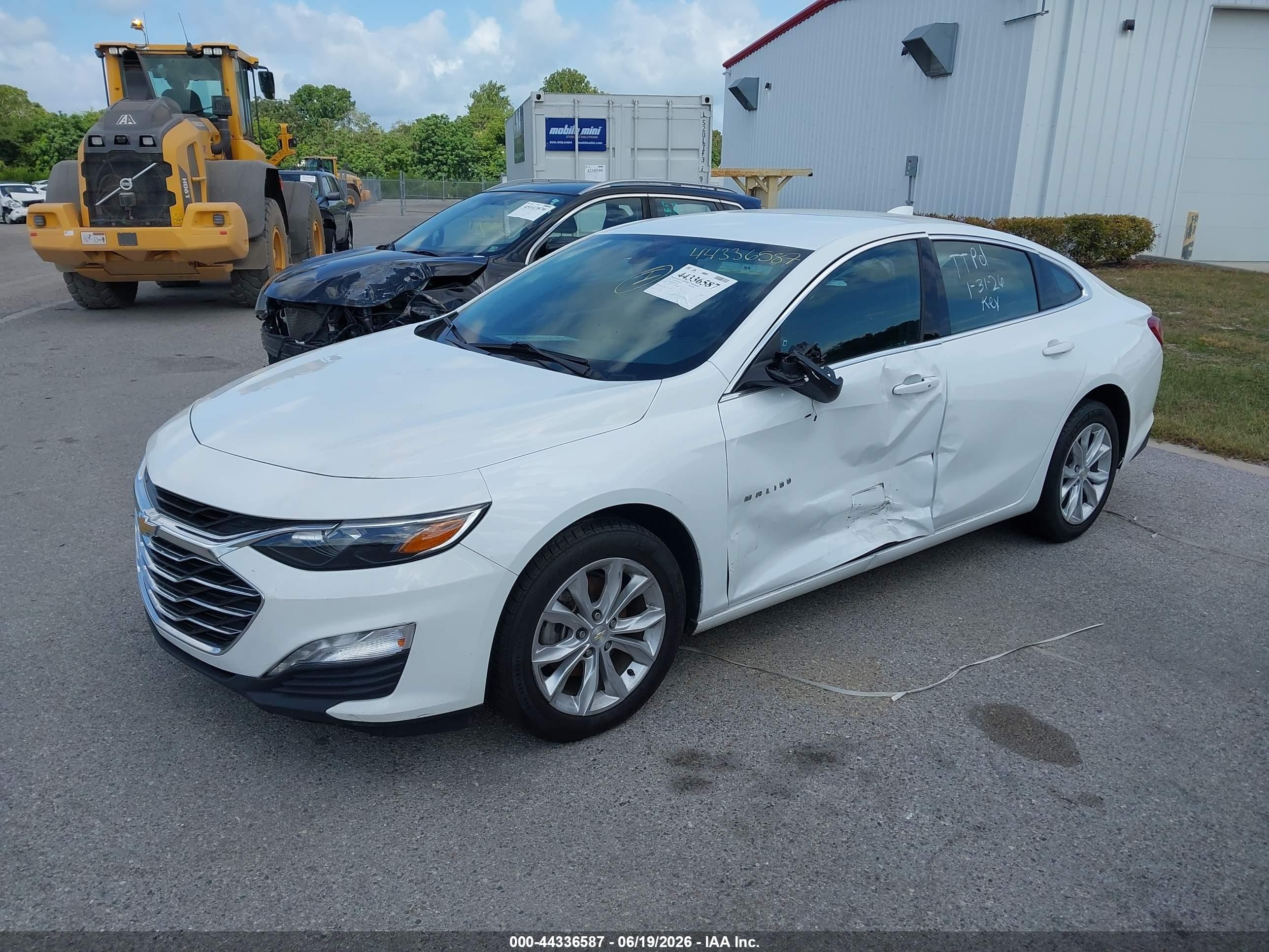 2022 Chevrolet Malibu Fwd Lt Белый vin: 1G1ZD5ST8NF116219