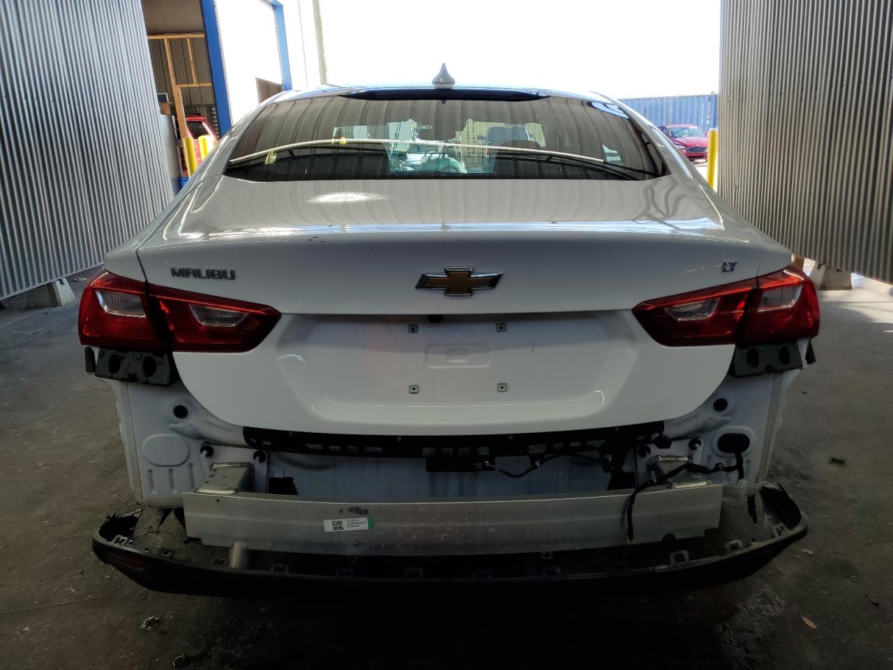 2024 Chevrolet Malibu Lt   White vin: 1G1ZD5ST8RF139330 Damage: Rear Bumper Reinforcement, Bent, 1/2 to 1 inch