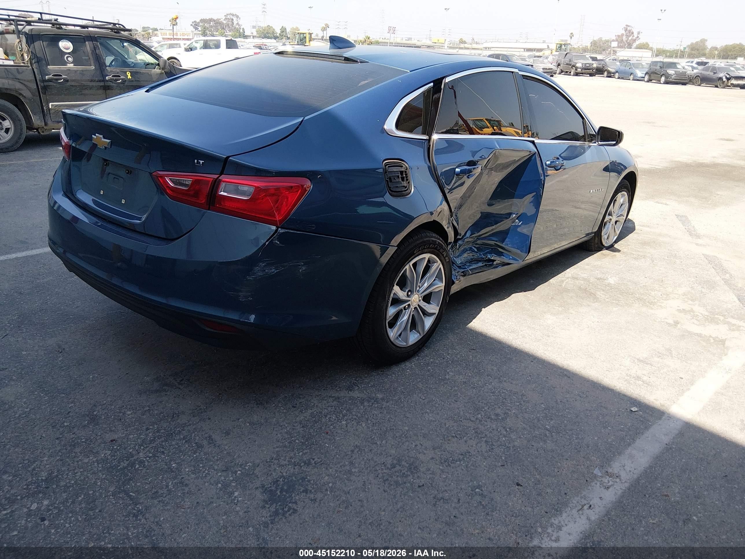 2024 Chevrolet Malibu Fwd 1lt Blue vin: 1G1ZD5ST8RF248953