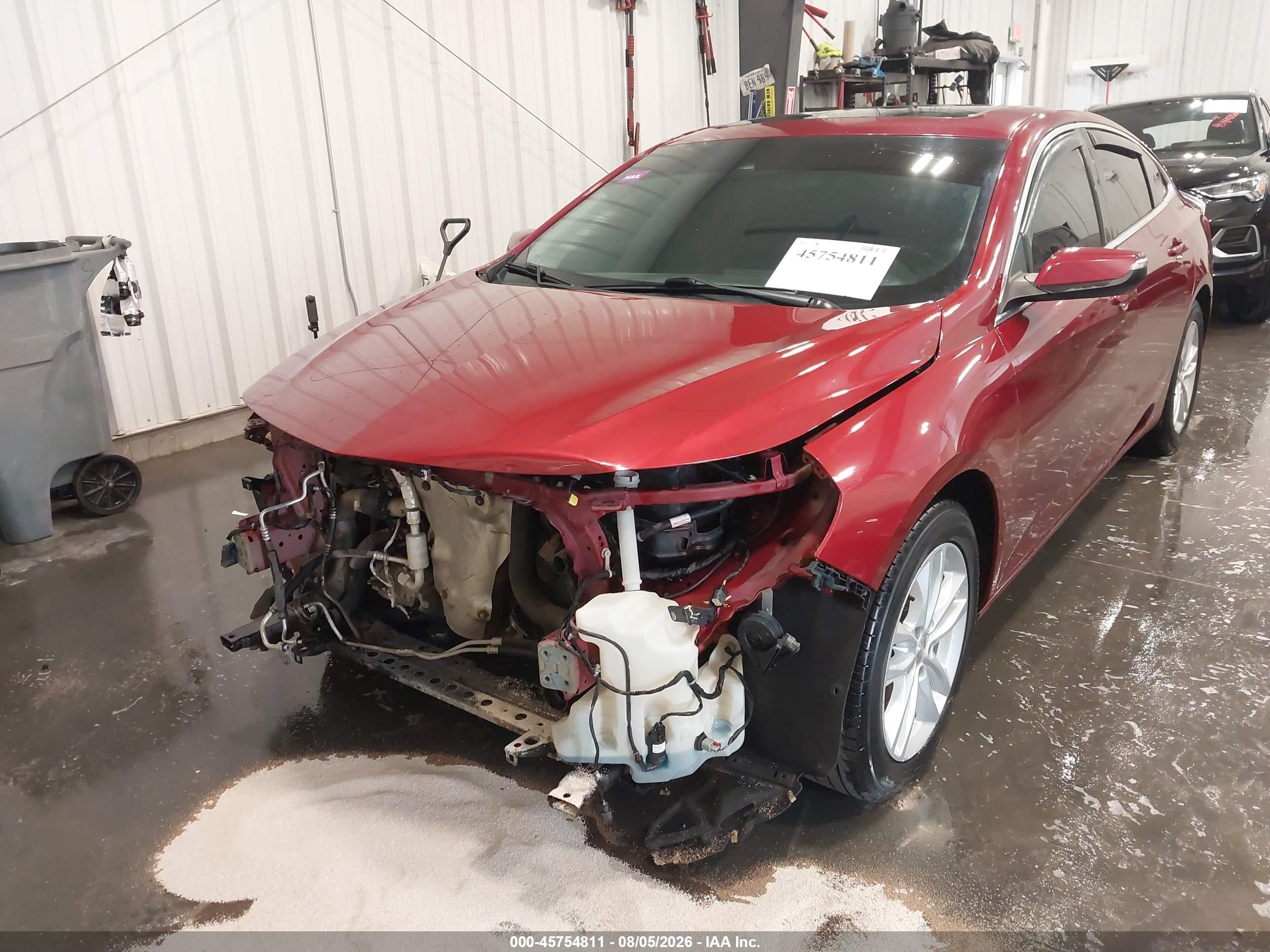 2018 Chevrolet Malibu Lt Red vin: 1G1ZD5ST9JF183387