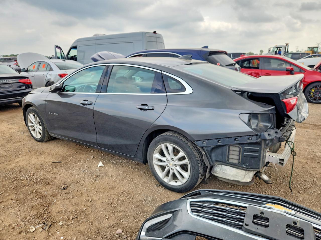 2018 Chevrolet Malibu Lt Black vin: 1G1ZD5ST9JF204349