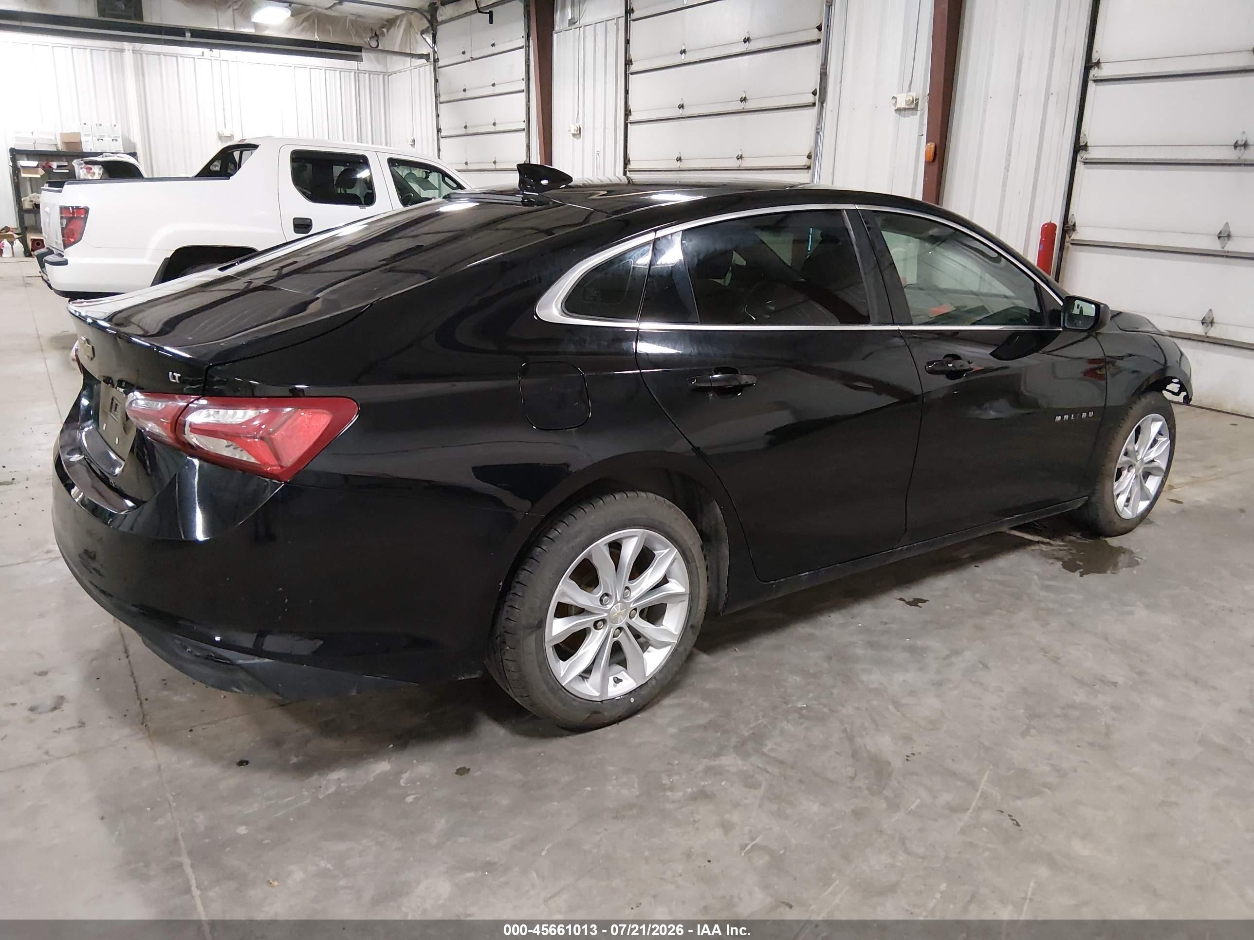 2019 Chevrolet Malibu Lt Black vin: 1G1ZD5ST9KF162217
