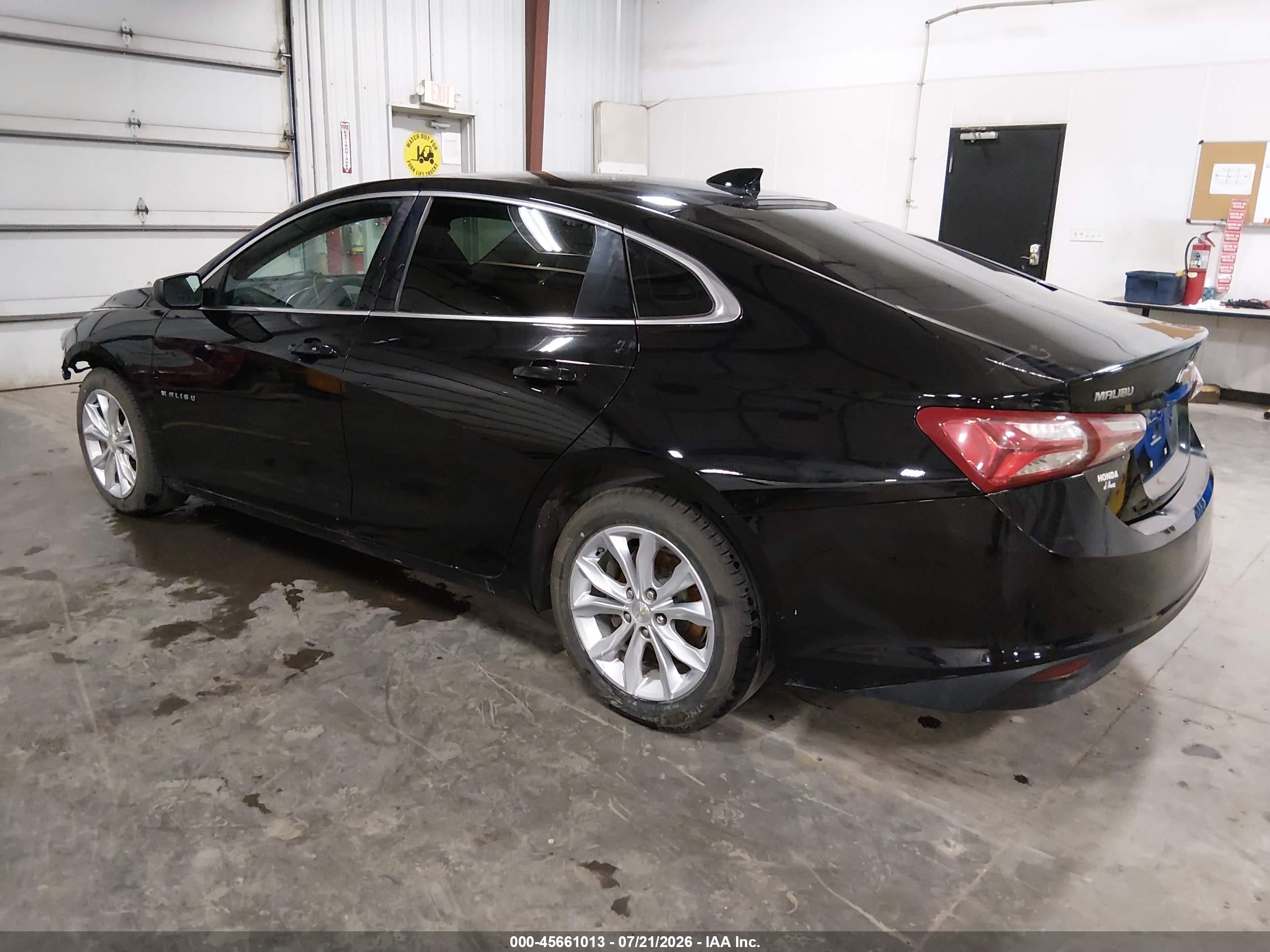 2019 Chevrolet Malibu Lt Black vin: 1G1ZD5ST9KF162217