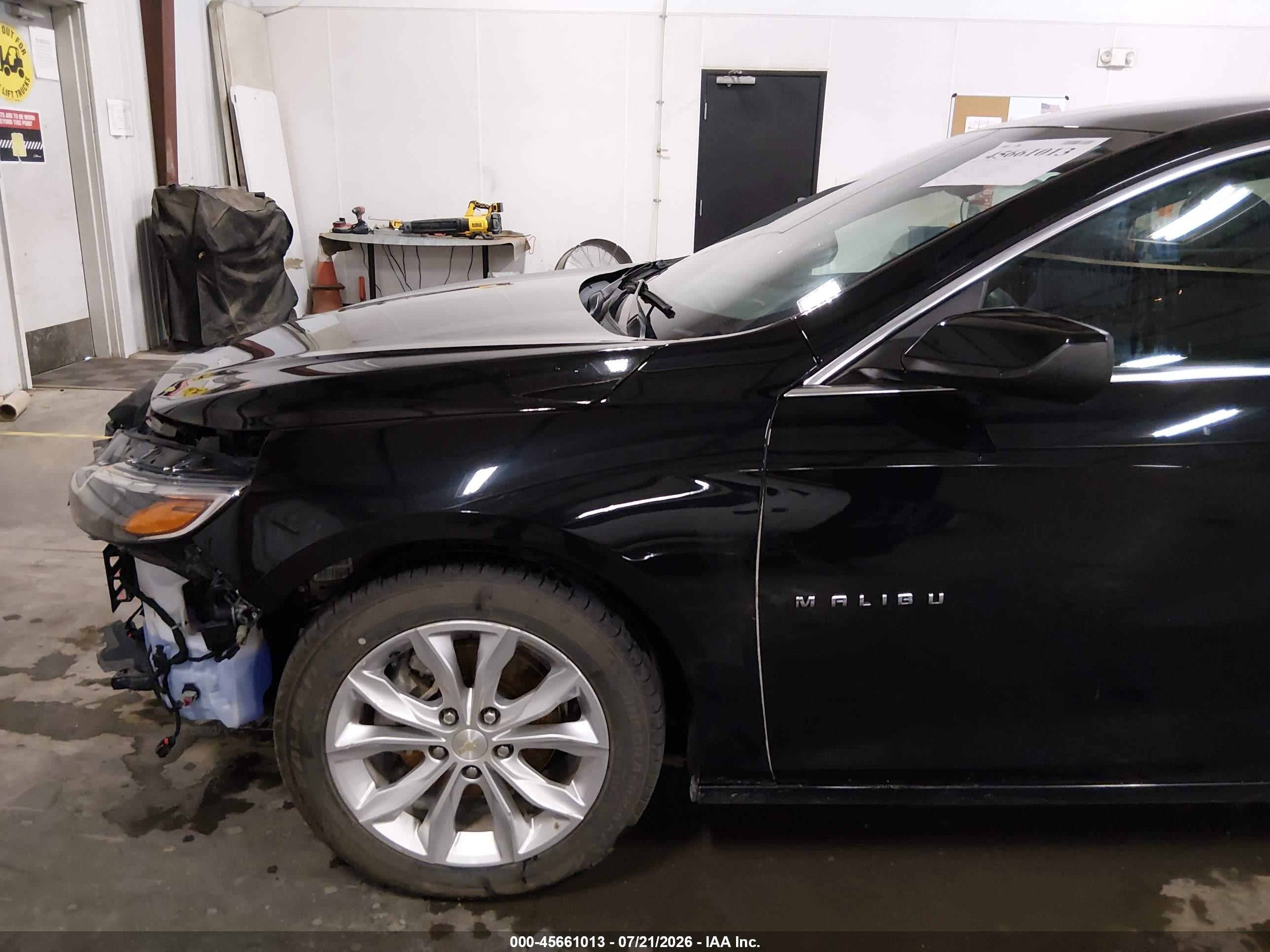 2019 Chevrolet Malibu Lt Black vin: 1G1ZD5ST9KF162217