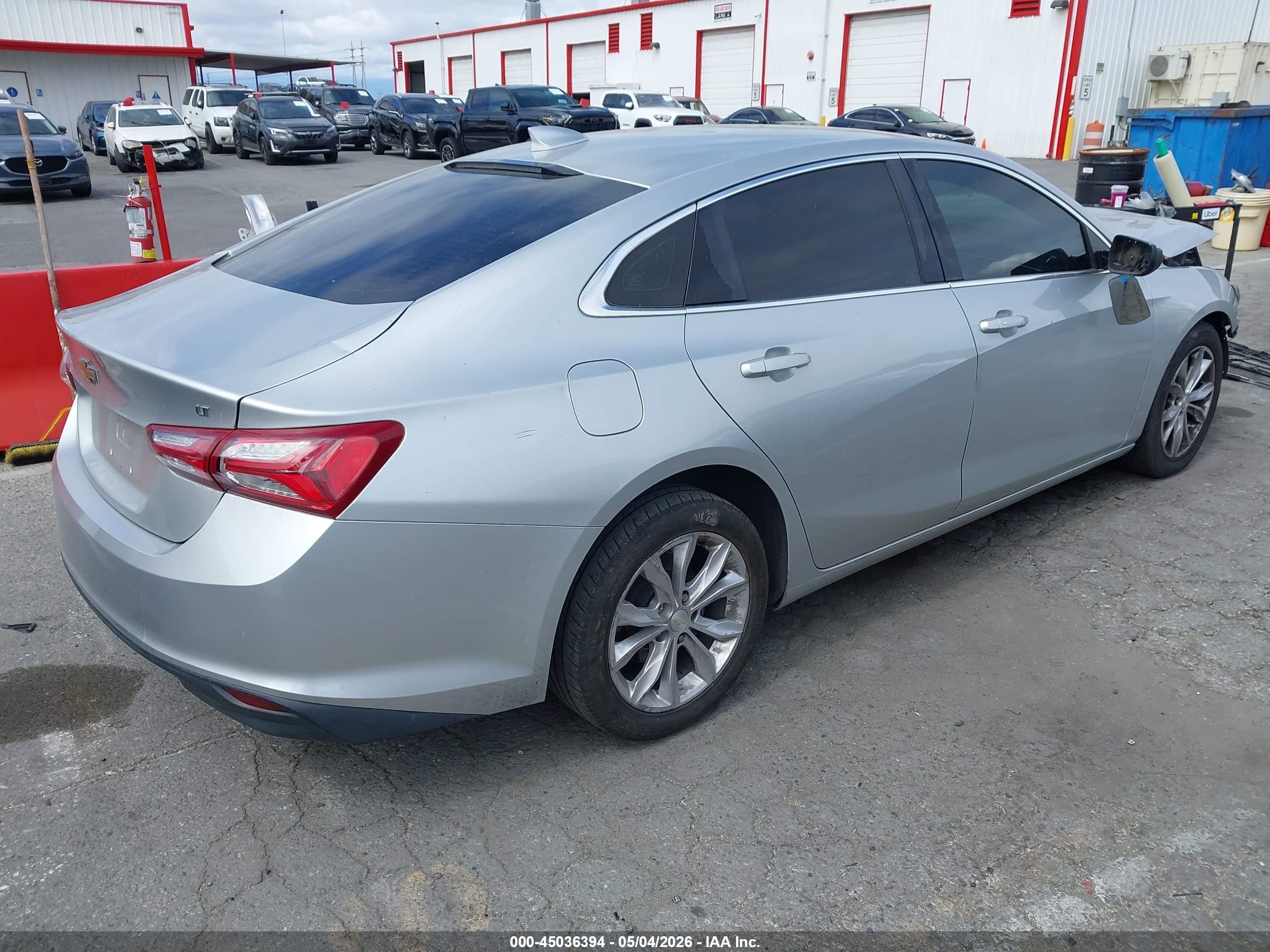 2020 Chevrolet Malibu Fwd Lt Серебряный vin: 1G1ZD5ST9LF046825