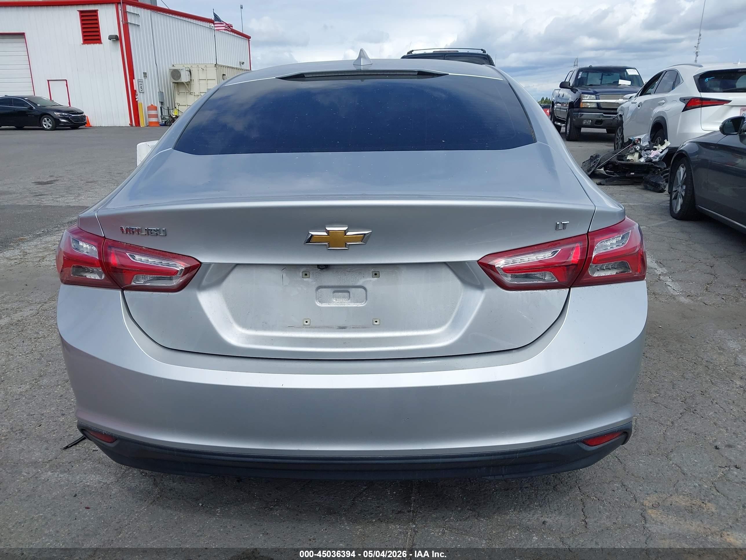 2020 Chevrolet Malibu Fwd Lt Серебряный vin: 1G1ZD5ST9LF046825
