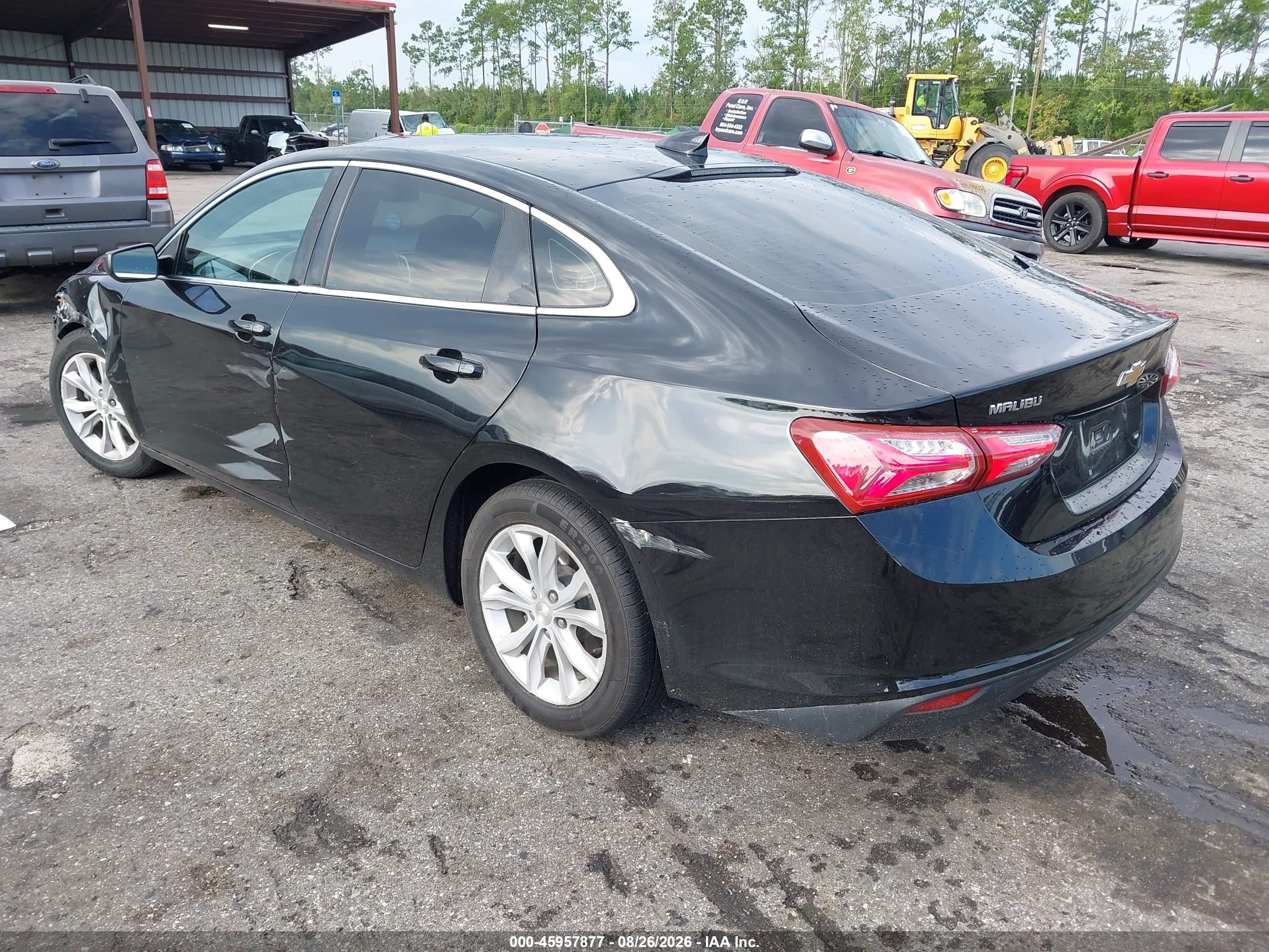 2020 Chevrolet Malibu Fwd Lt Black vin: 1G1ZD5ST9LF078853
