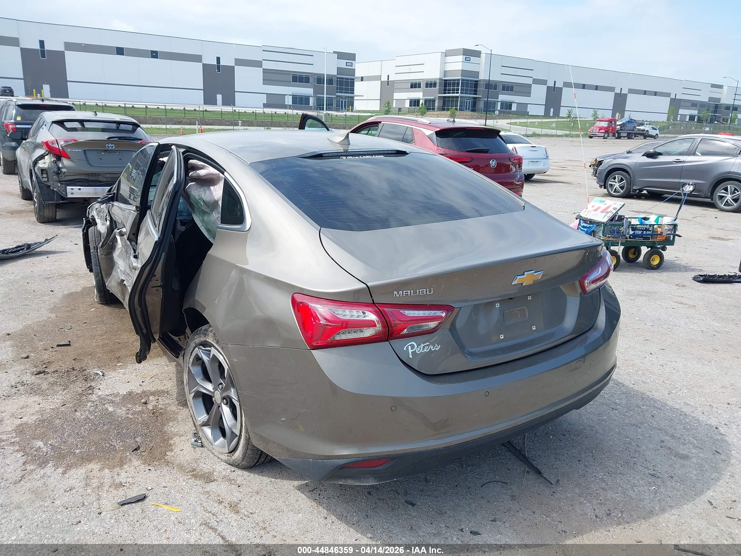 2020 Chevrolet Malibu Fwd Lt Brown vin: 1G1ZD5ST9LF128621