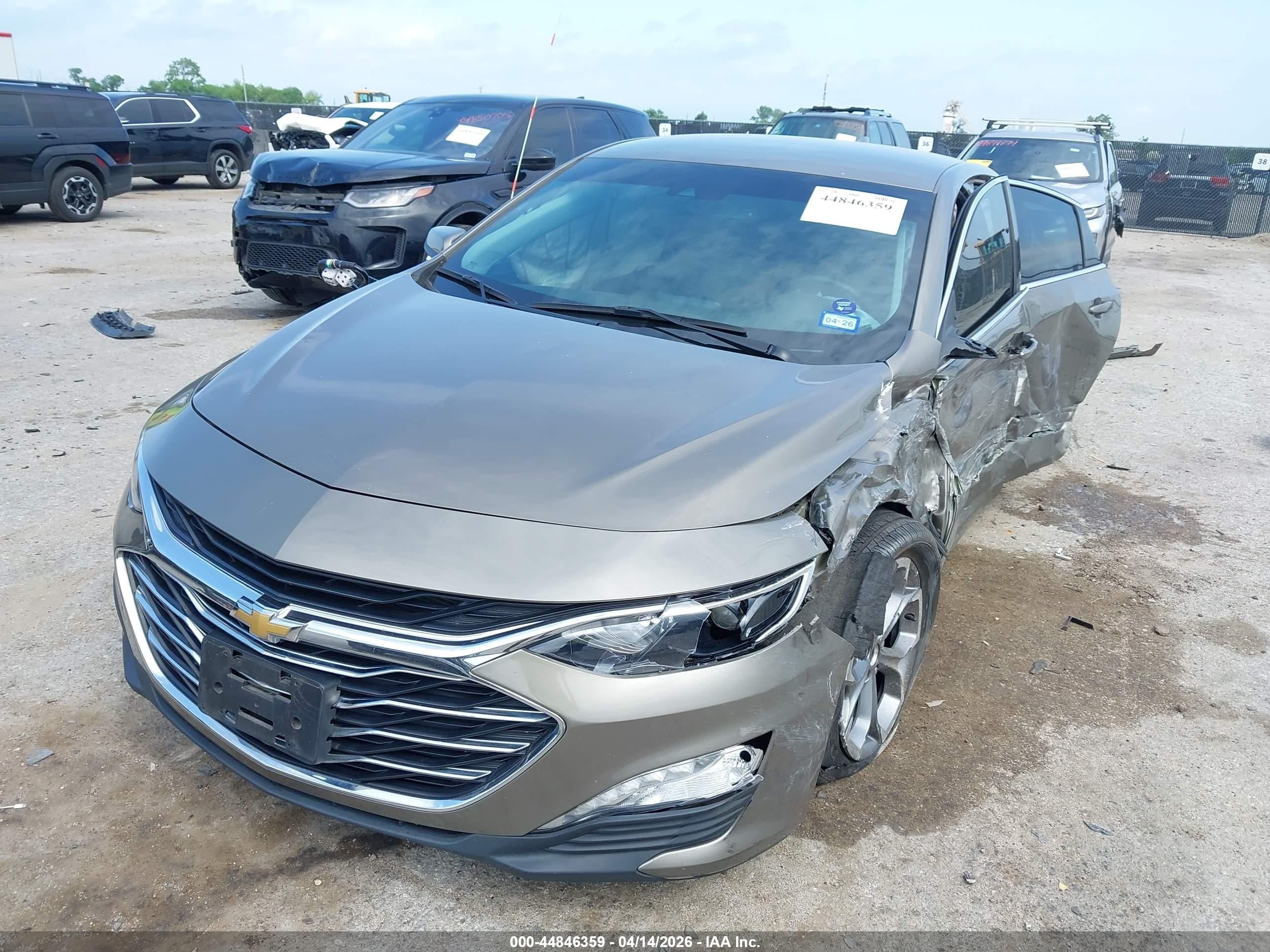 2020 Chevrolet Malibu Fwd Lt Brown vin: 1G1ZD5ST9LF128621