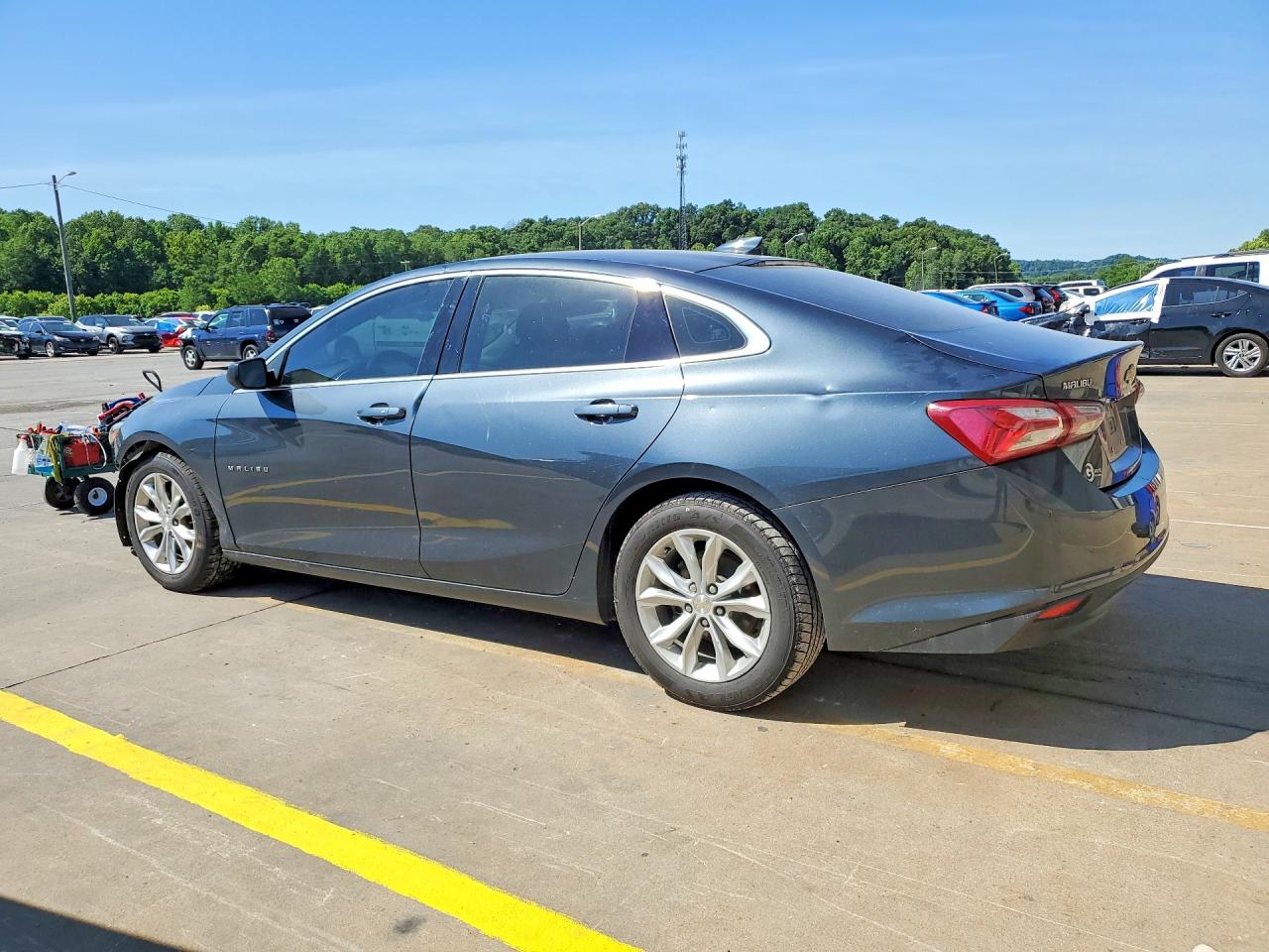 2021 Chevrolet Malibu Lt Gray vin: 1G1ZD5ST9MF017830