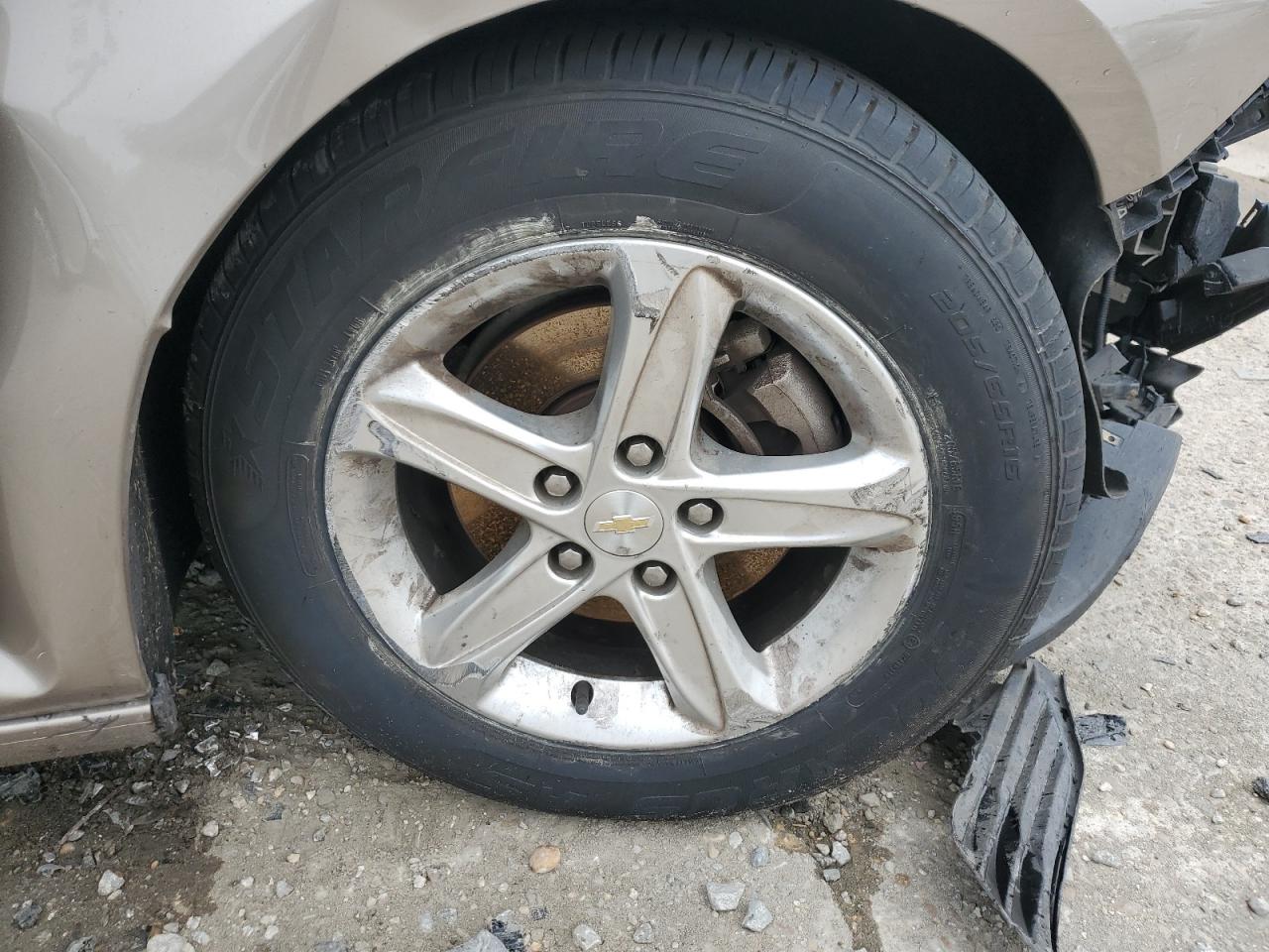 2022 Chevrolet Malibu Lt Золотой vin: 1G1ZD5ST9NF134938 Damage: Right Front Wheel, Curb Rash, > 12 Inches