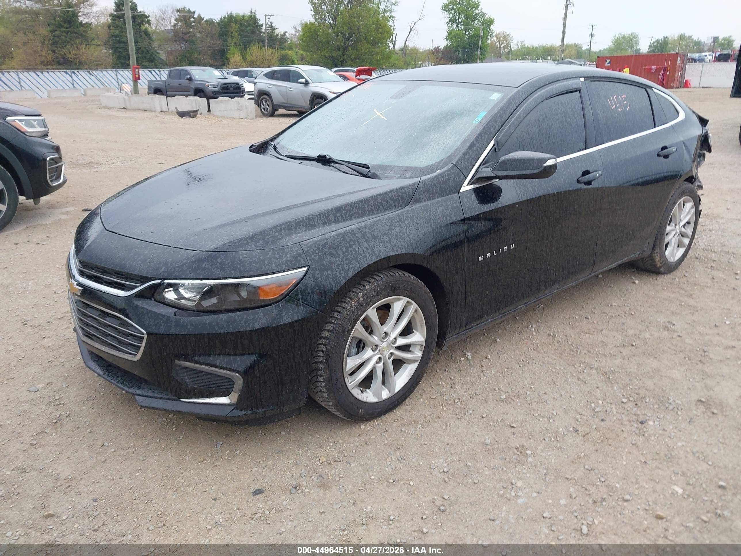 2018 Chevrolet Malibu Lt Black vin: 1G1ZD5STXJF103918