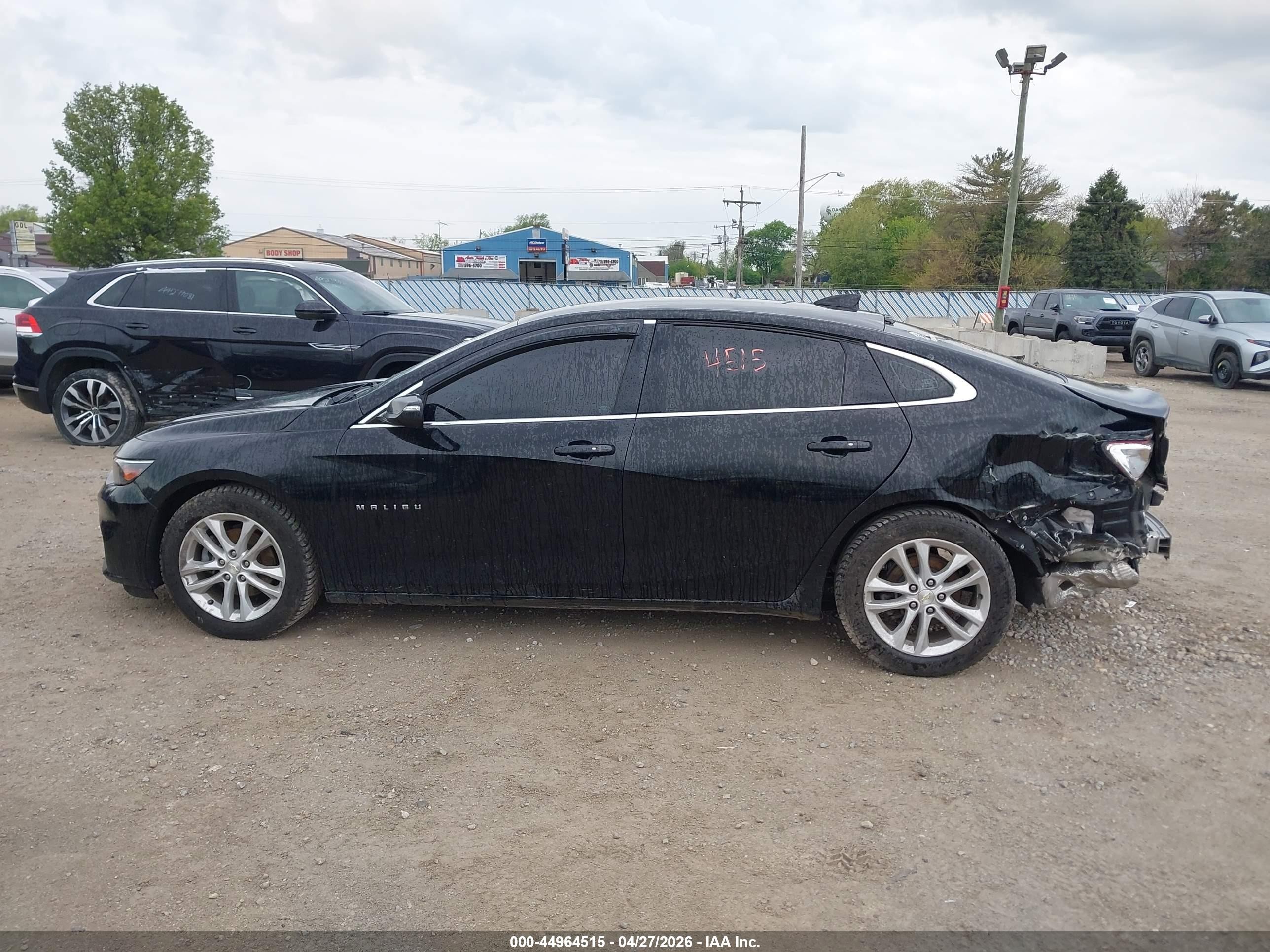 2018 Chevrolet Malibu Lt Black vin: 1G1ZD5STXJF103918