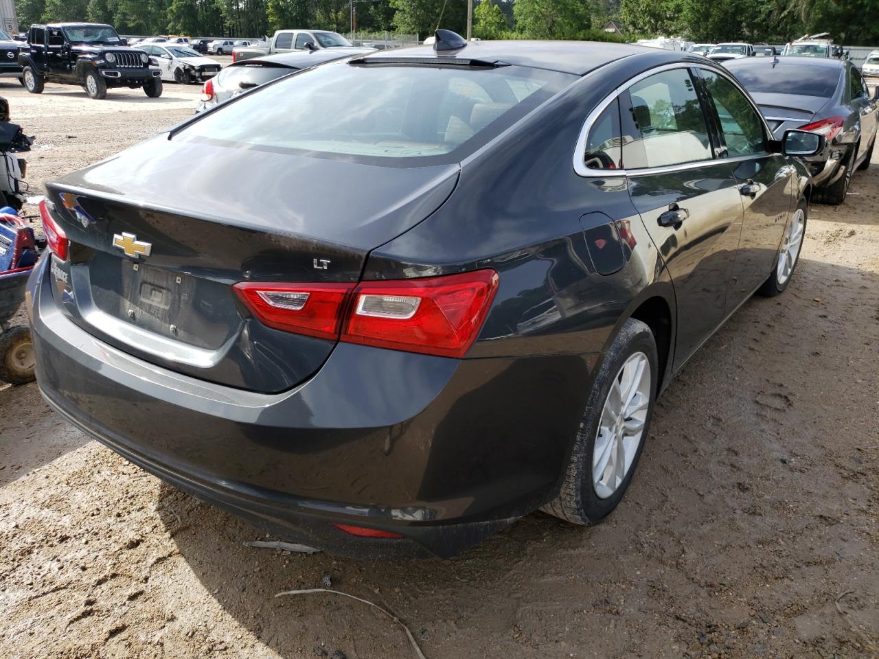 2018 Chevrolet Malibu Lt Charcoal vin: 1G1ZD5STXJF183611