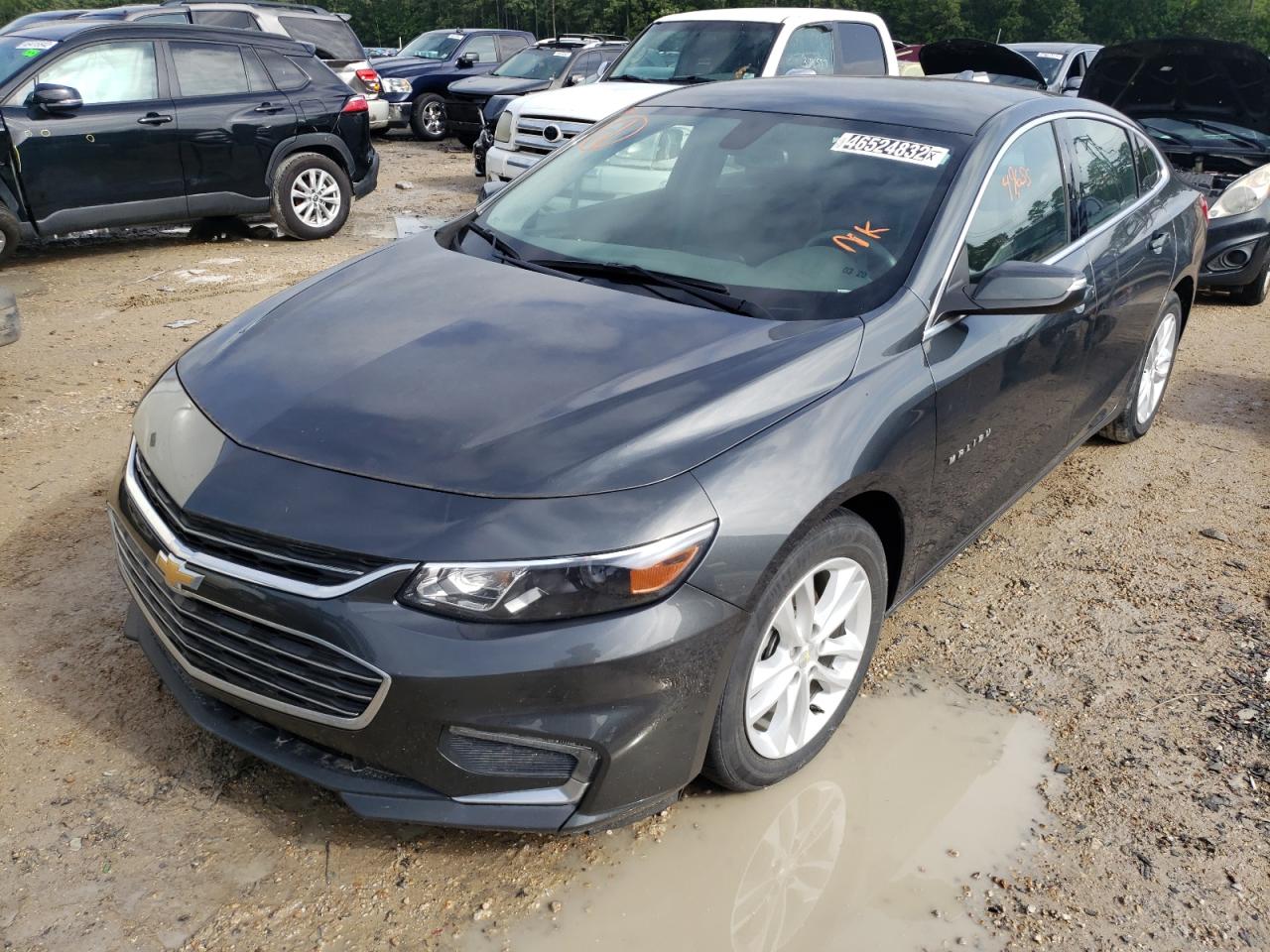 2018 Chevrolet Malibu Lt Charcoal vin: 1G1ZD5STXJF183611