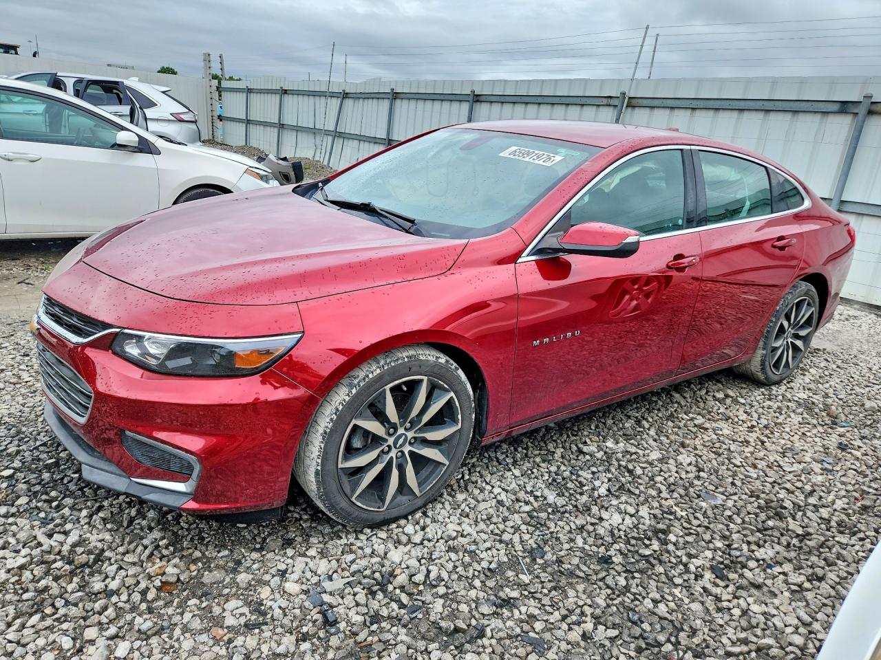 2018 Chevrolet Malibu Lt Red vin: 1G1ZD5STXJF289895