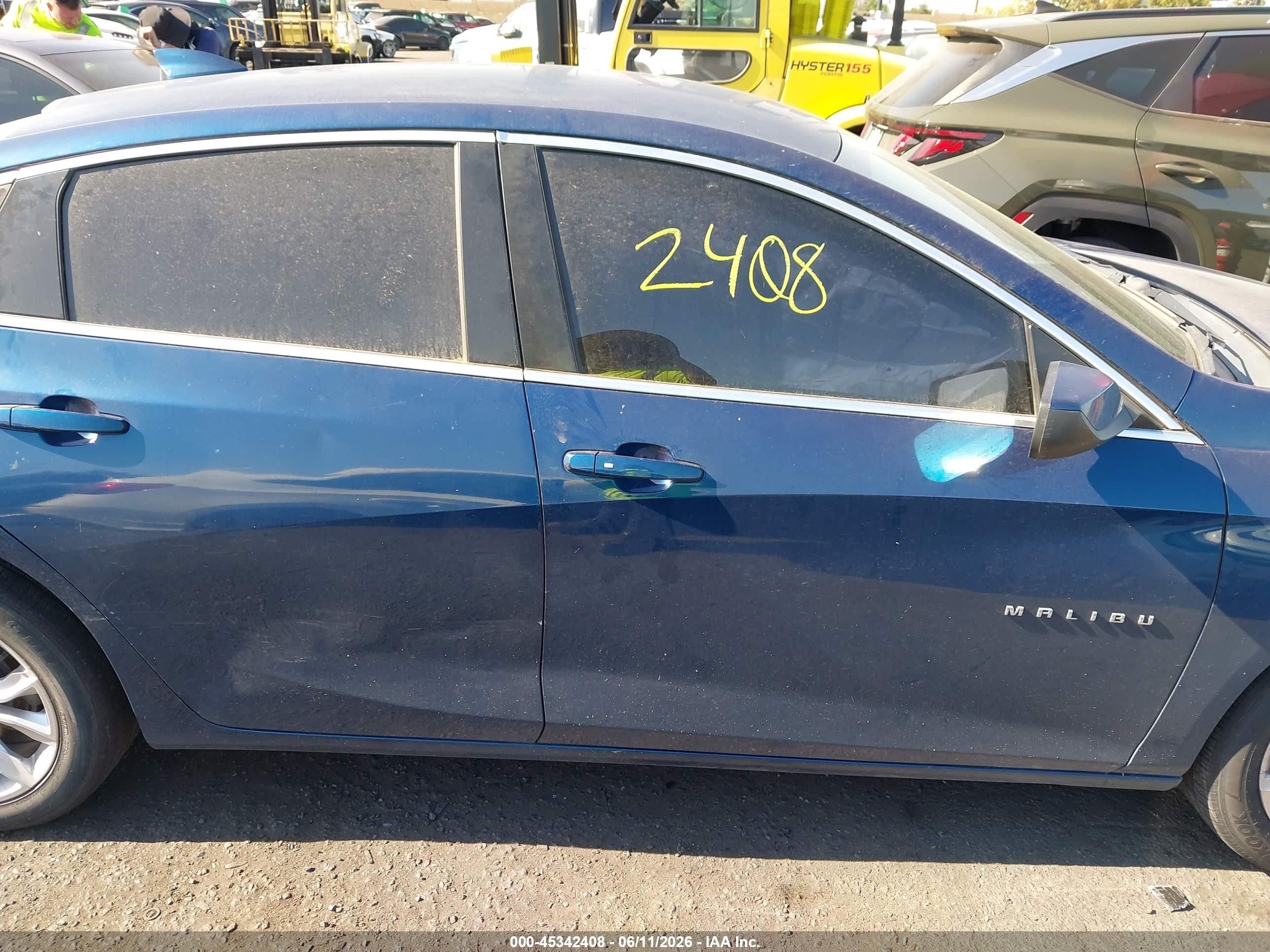 2019 Chevrolet Malibu Lt Blue vin: 1G1ZD5STXKF132482