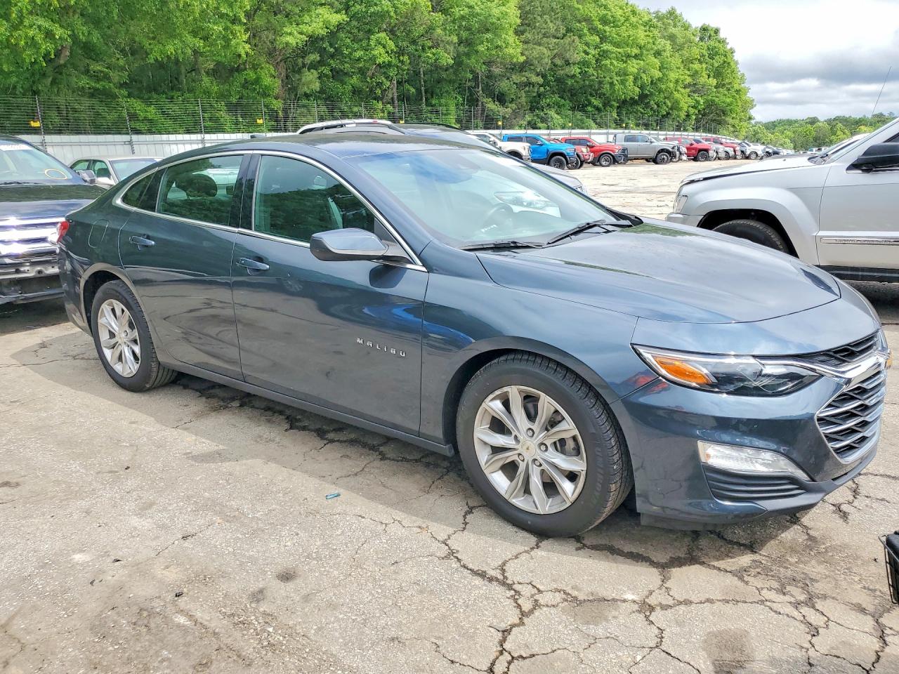 2020 Chevrolet Malibu Lt Blue vin: 1G1ZD5STXLF015003