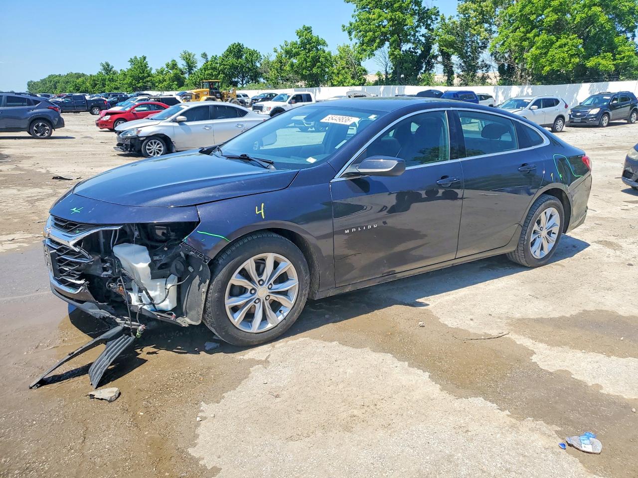 2022 Chevrolet Malibu Lt Charcoal vin: 1G1ZD5STXNF127805