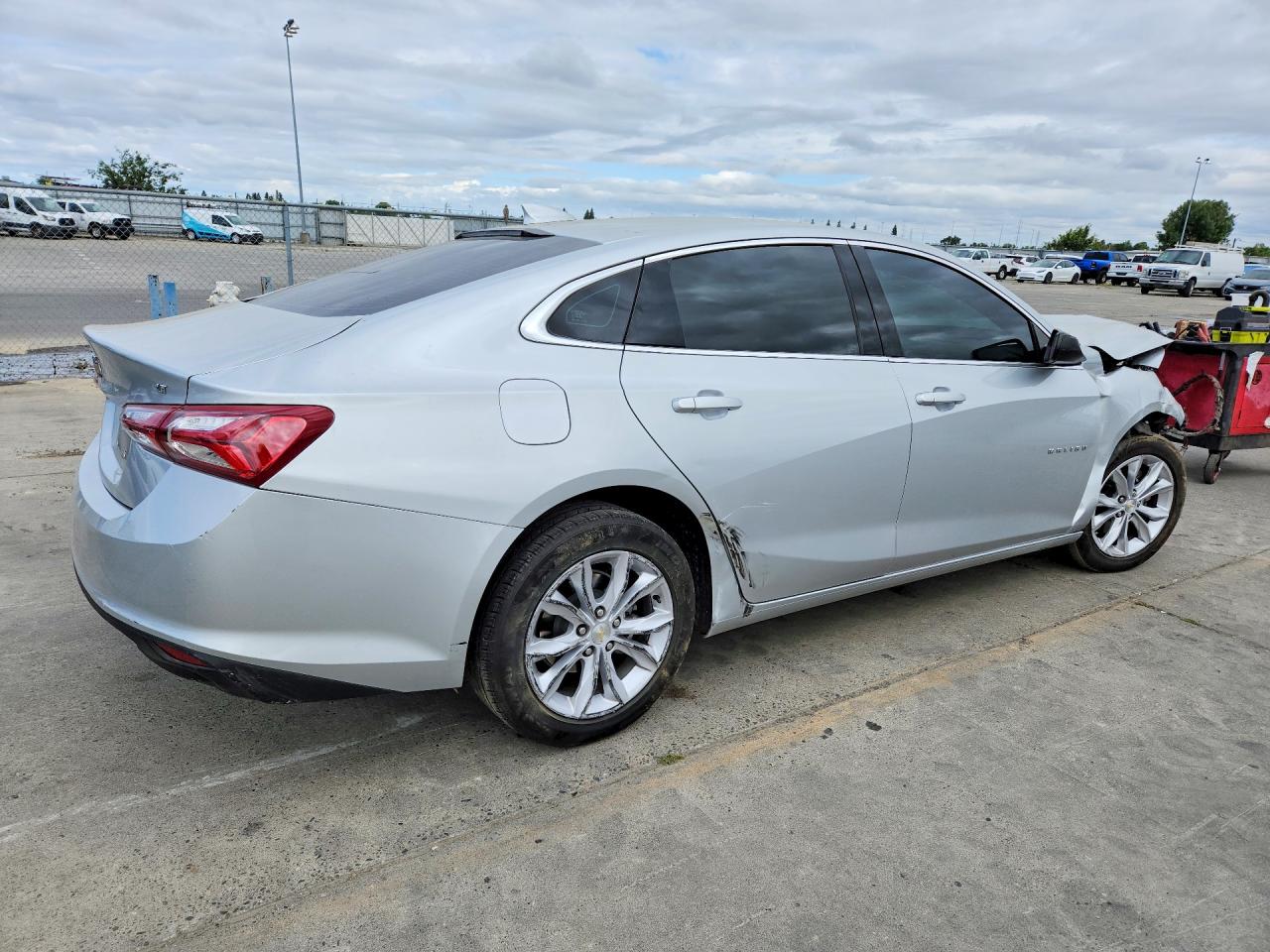 2022 Chevrolet Malibu Lt Silver vin: 1G1ZD5STXNF174090