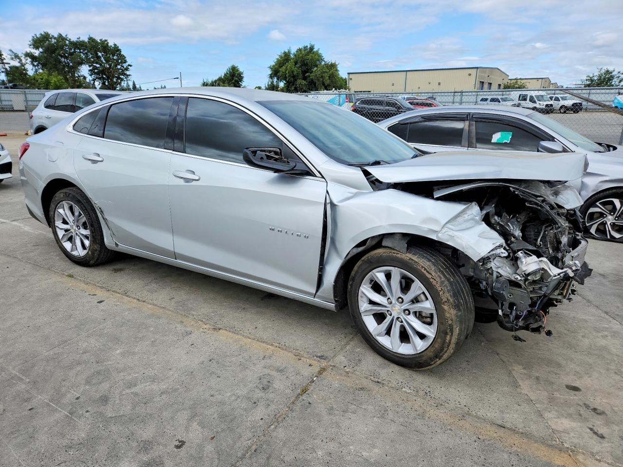 2022 Chevrolet Malibu Lt Silver vin: 1G1ZD5STXNF174090
