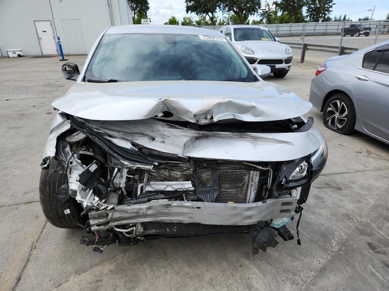 2022 Chevrolet Malibu Lt Silver vin: 1G1ZD5STXNF174090 Damage: Front Bumper Cover Upper, Broken, Replacement Required
