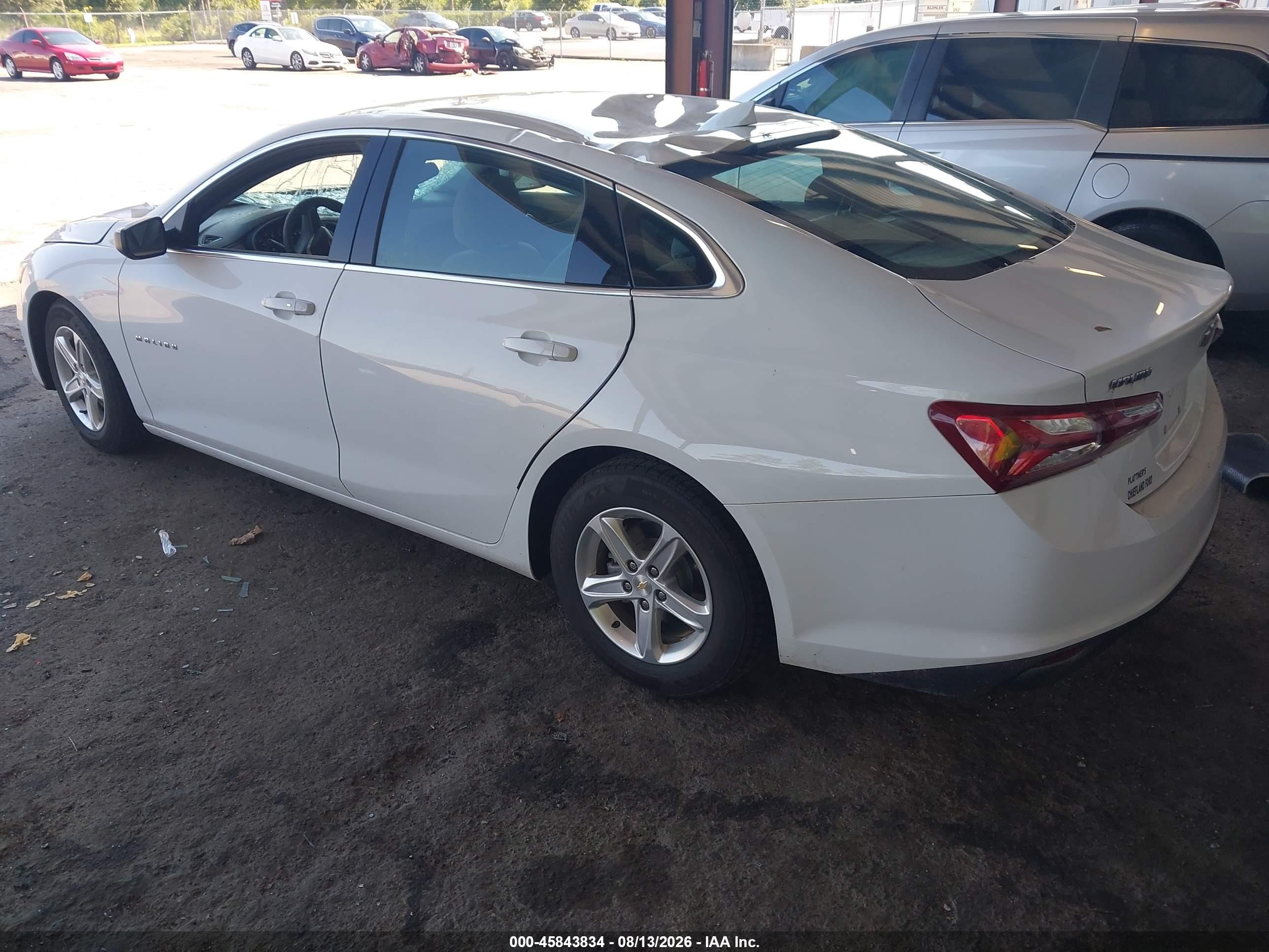 2022 Chevrolet Malibu Fwd Lt White vin: 1G1ZD5STXNF176535