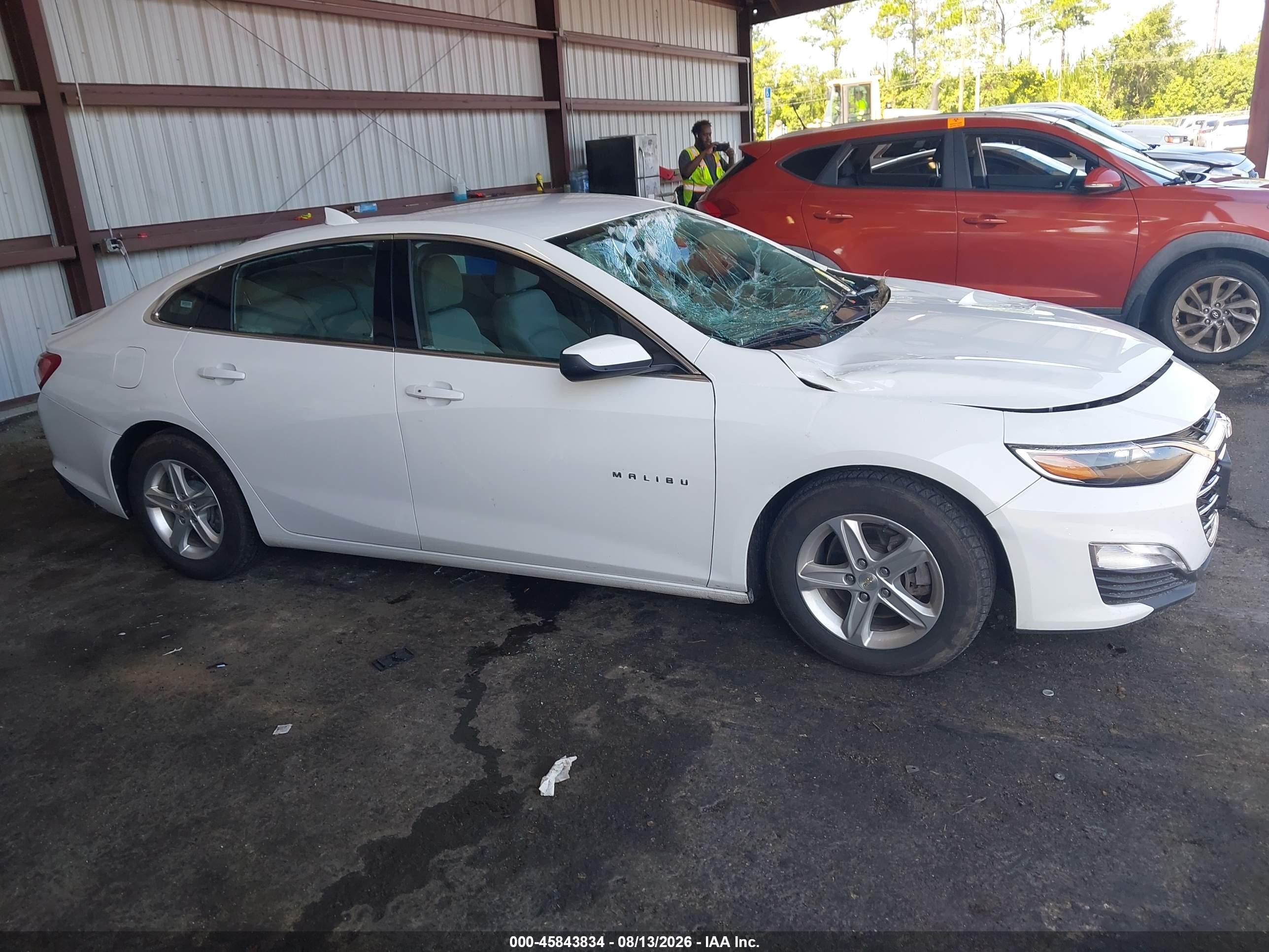 2022 Chevrolet Malibu Fwd Lt White vin: 1G1ZD5STXNF176535