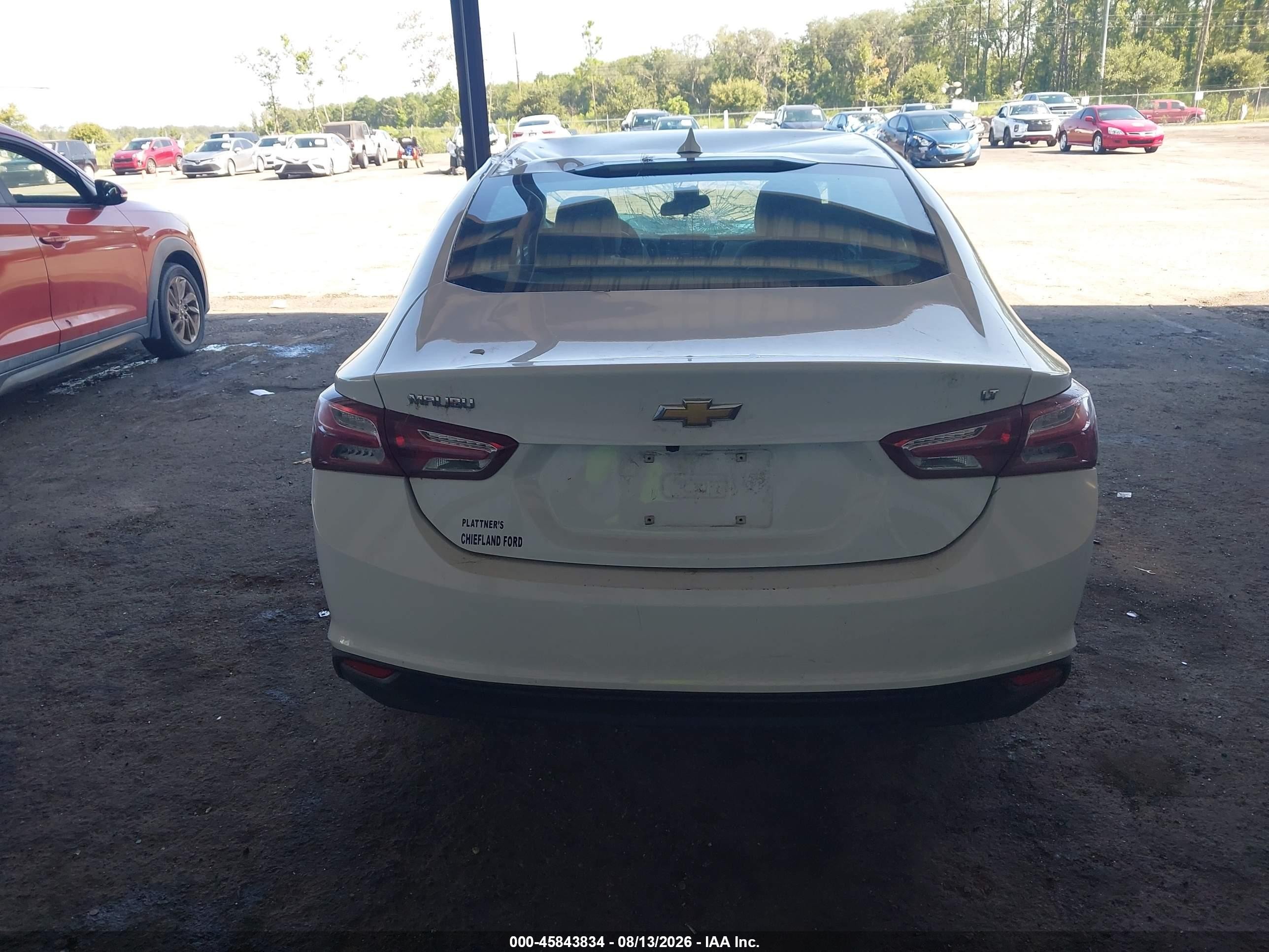 2022 Chevrolet Malibu Fwd Lt White vin: 1G1ZD5STXNF176535