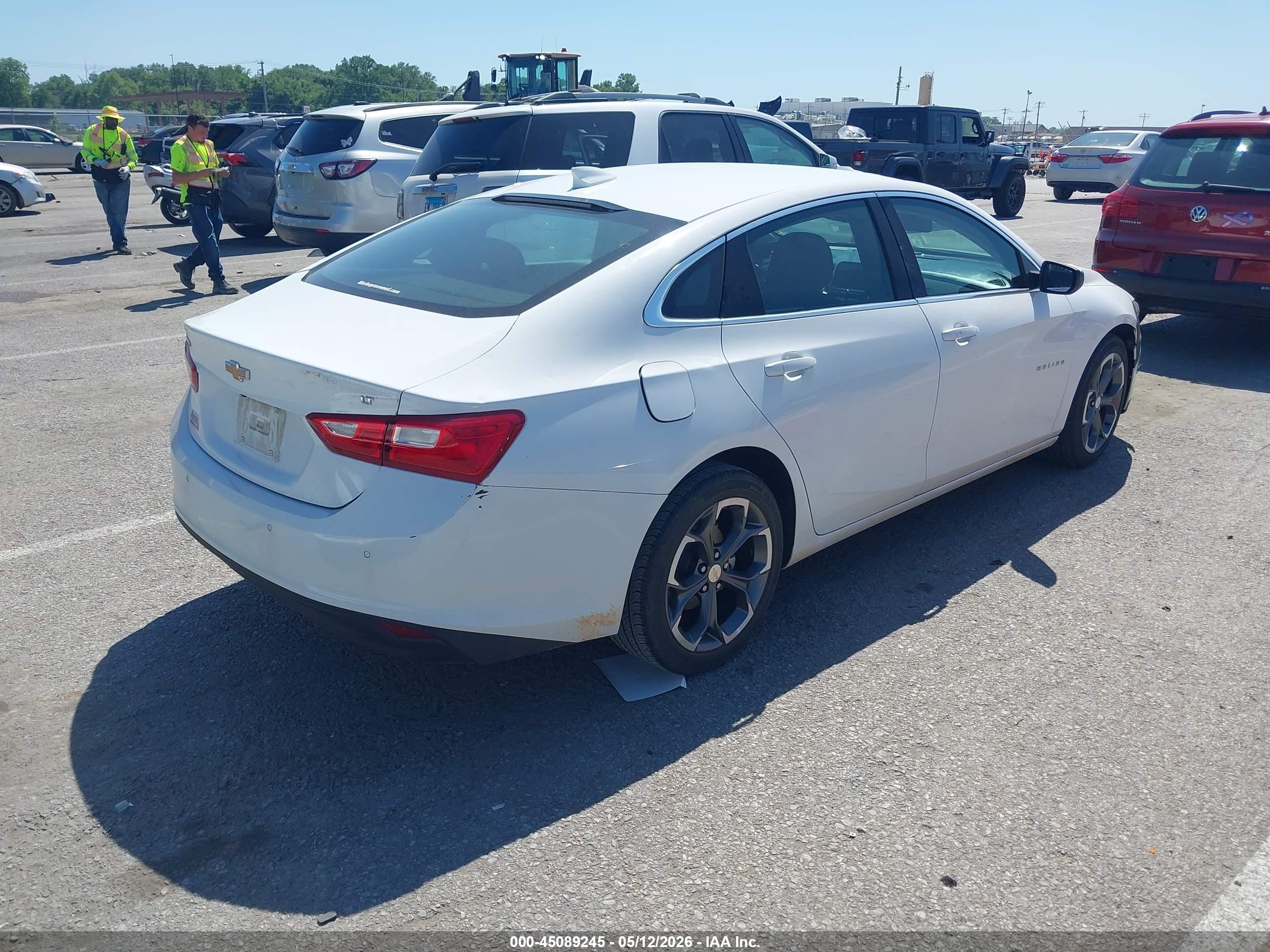 2024 Chevrolet Malibu Fwd 1lt White vin: 1G1ZD5STXRF157828