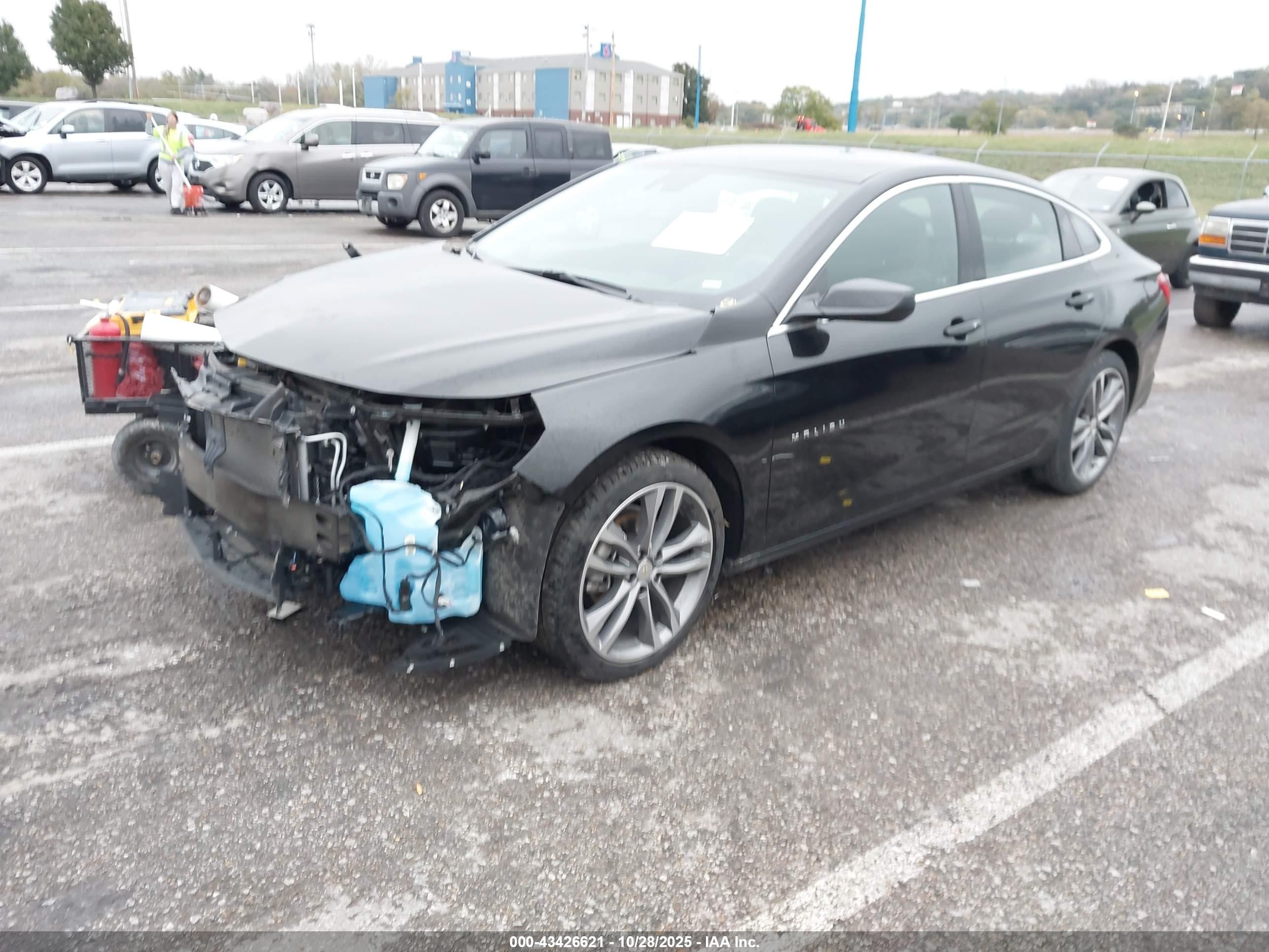 2025 Chevrolet Malibu Fwd 1lt Черный vin: 1G1ZD5STXSF155079