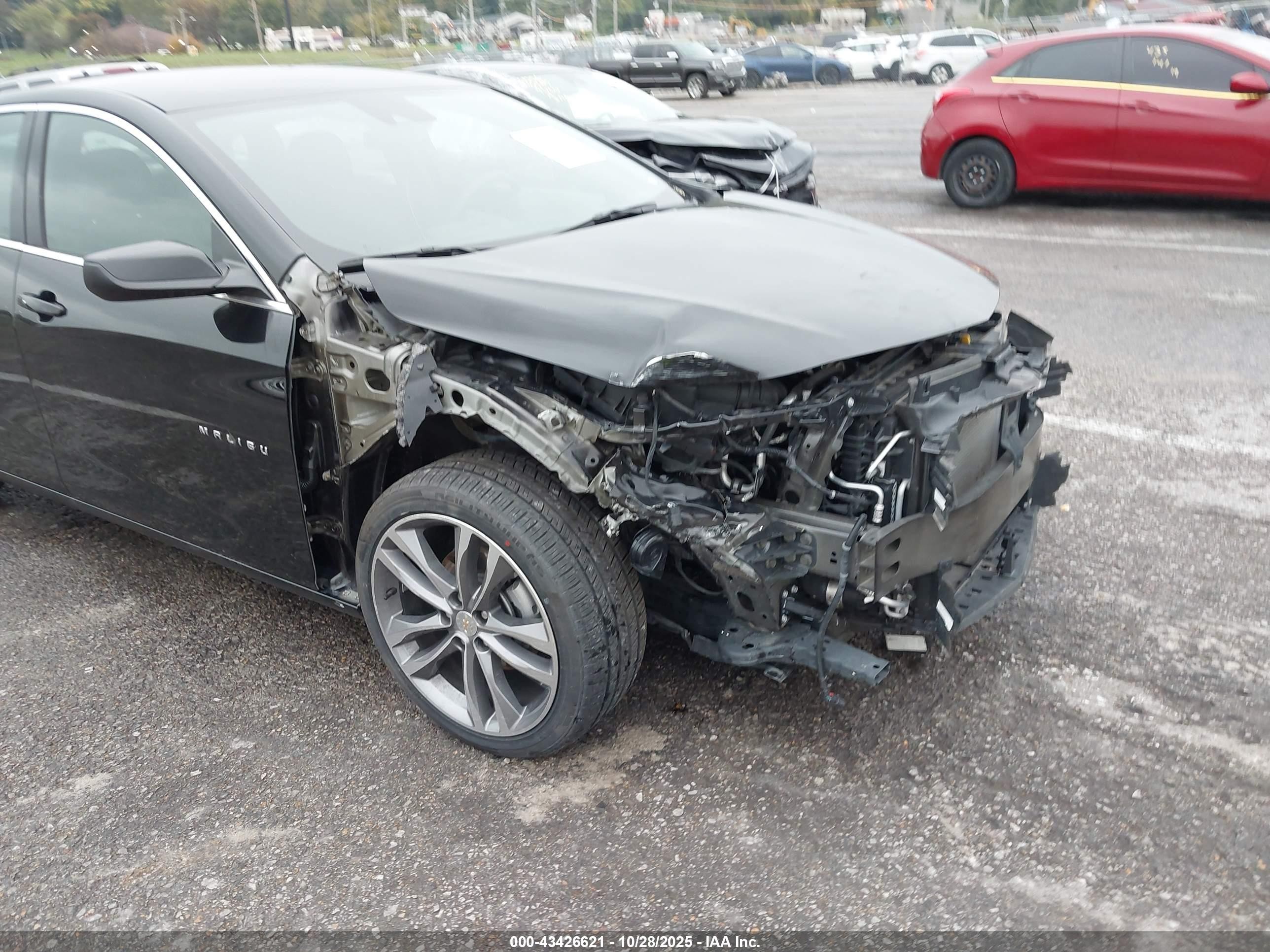 2025 Chevrolet Malibu Fwd 1lt Черный vin: 1G1ZD5STXSF155079