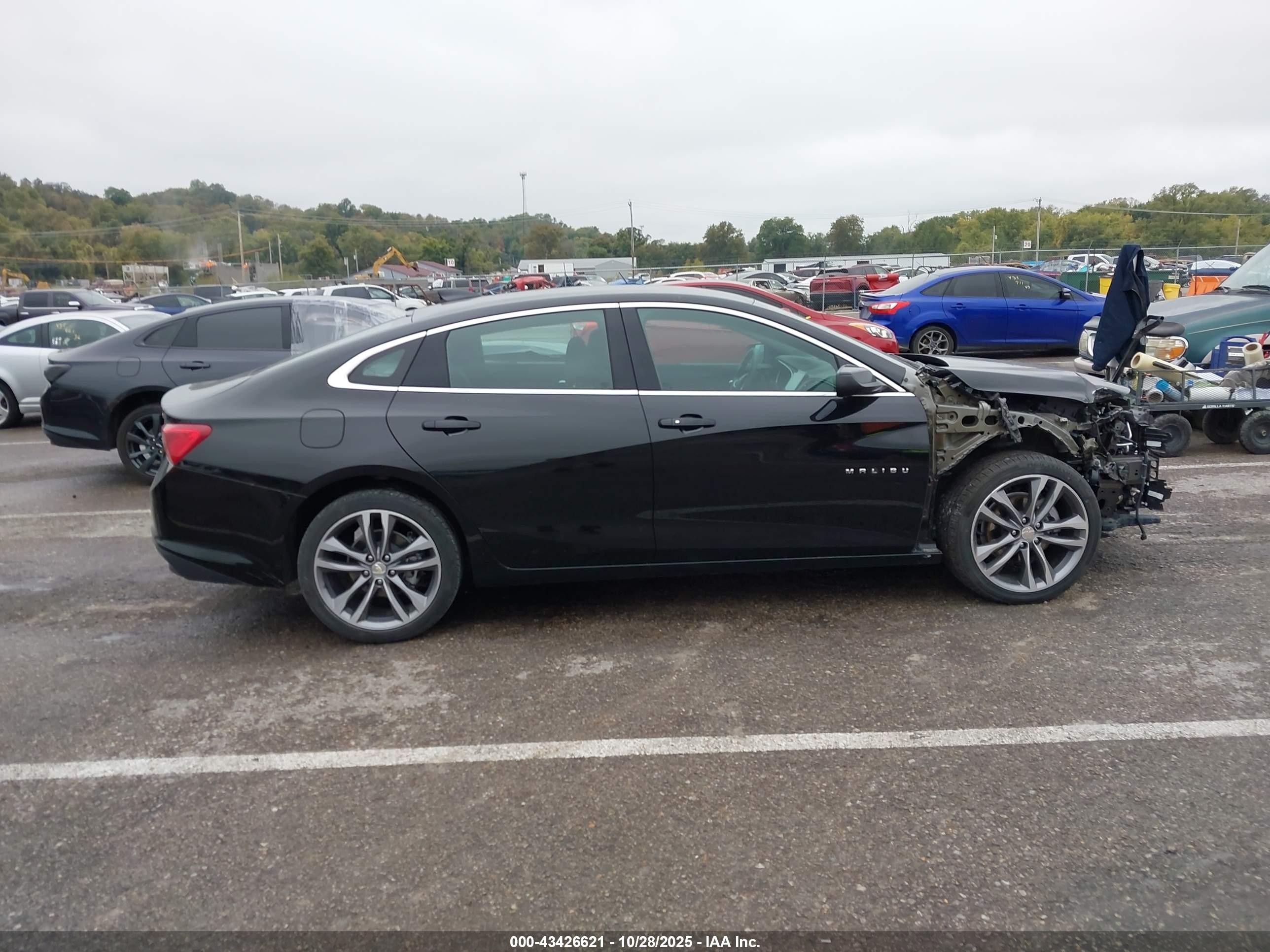 2025 Chevrolet Malibu Fwd 1lt Черный vin: 1G1ZD5STXSF155079
