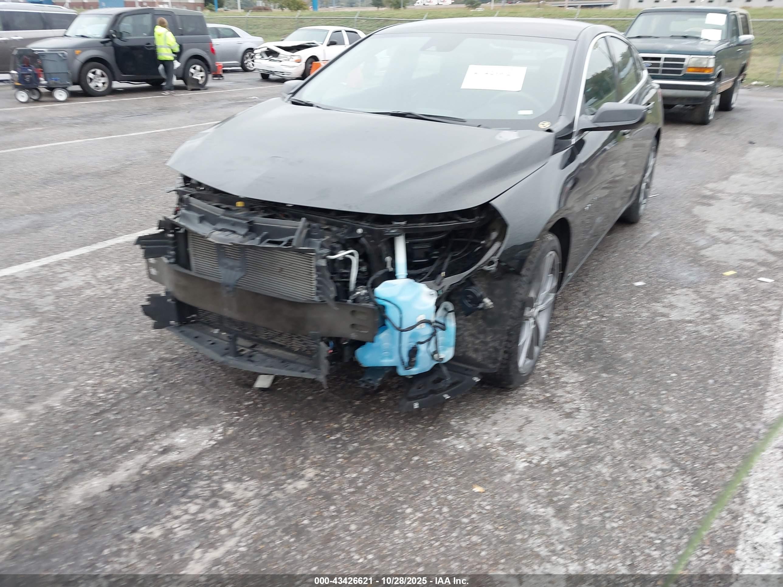 2025 Chevrolet Malibu Fwd 1lt Черный vin: 1G1ZD5STXSF155079